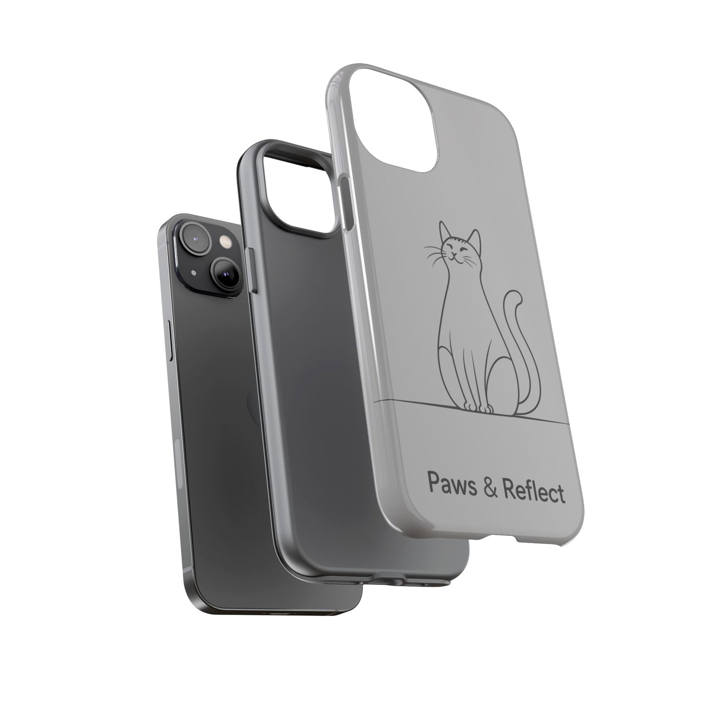 Paw and Reflect Pet Lovers iPhone Case By Memez Store