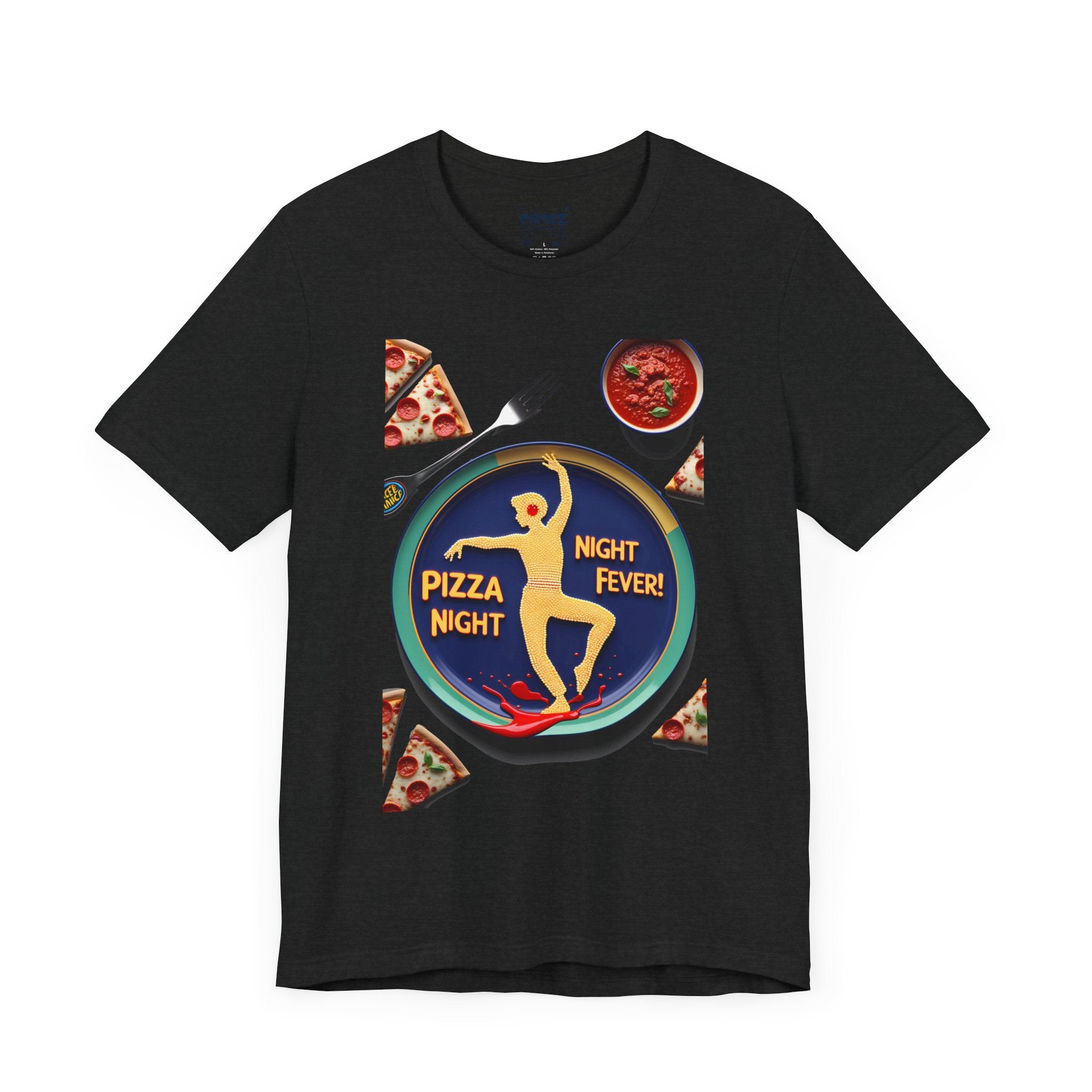 Pizza Night fever a Food Lovers Unisex Funny Tee By Memez Store