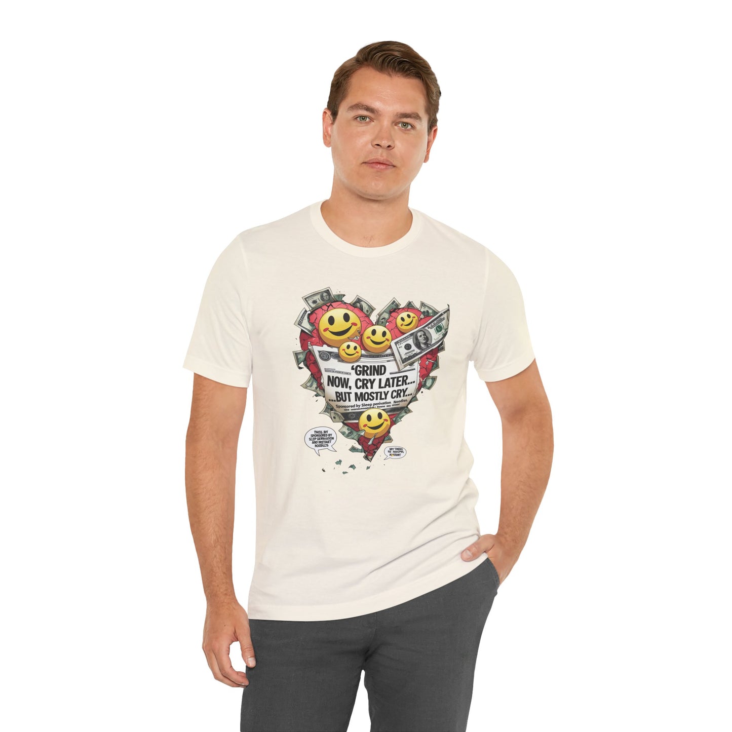 Money Vs Health Funny and Meme T-shirt - Unisex Tee - Memez Store