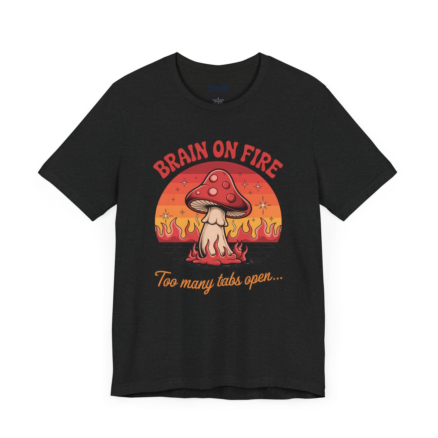 Funny Mushroom Tee Unisex Jersey Short Sleeve