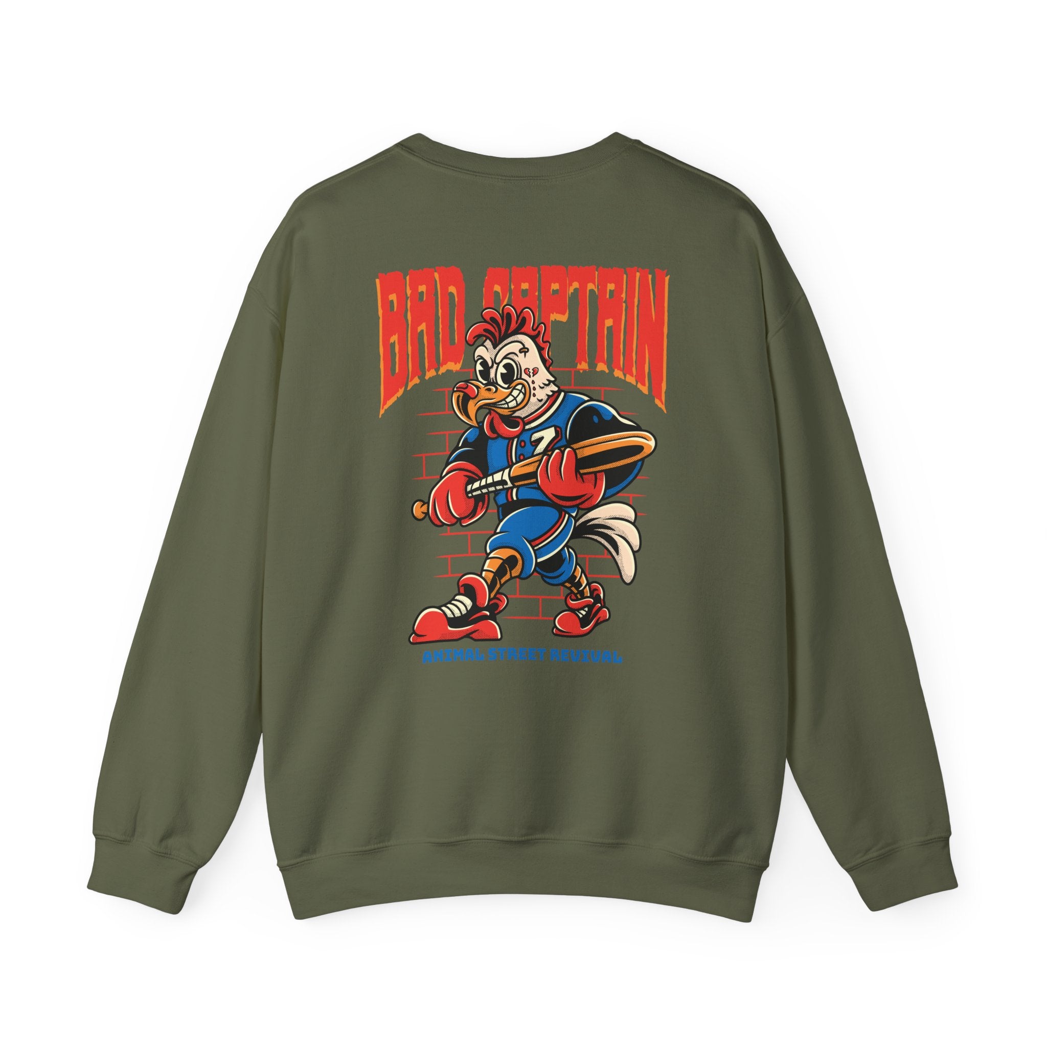 Bad Captain Sweatshirt — Bold Pirate-Inspired Crewneck for Rebels