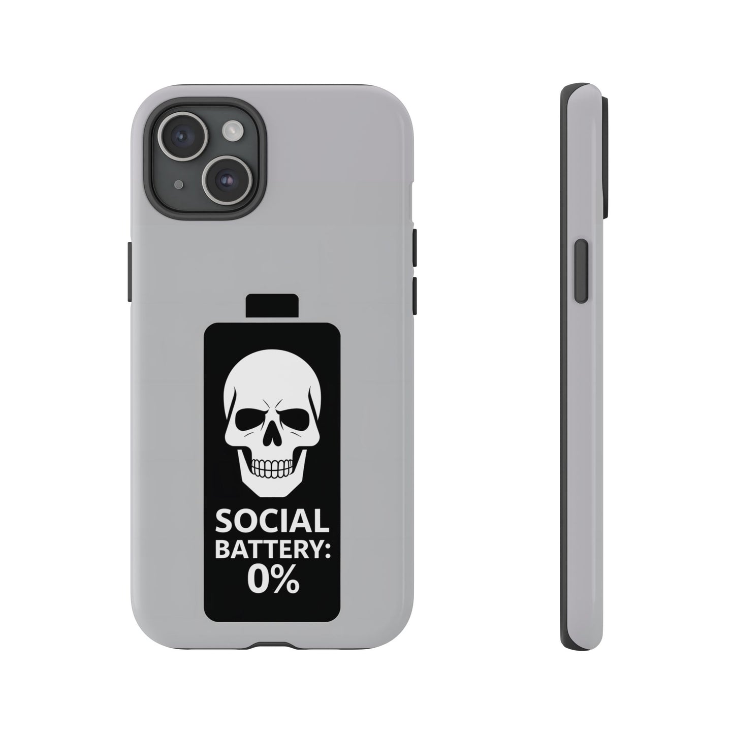Social Battery Zeero I Phone case by Memez Store