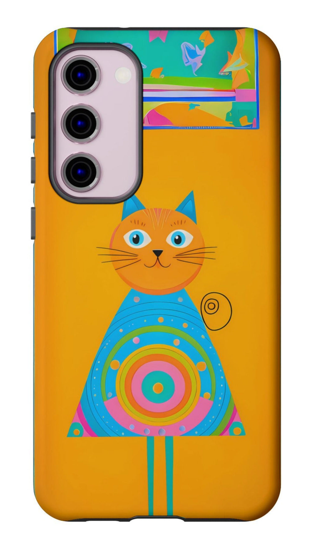 Cat Drawing Phone Case By Memez Store
