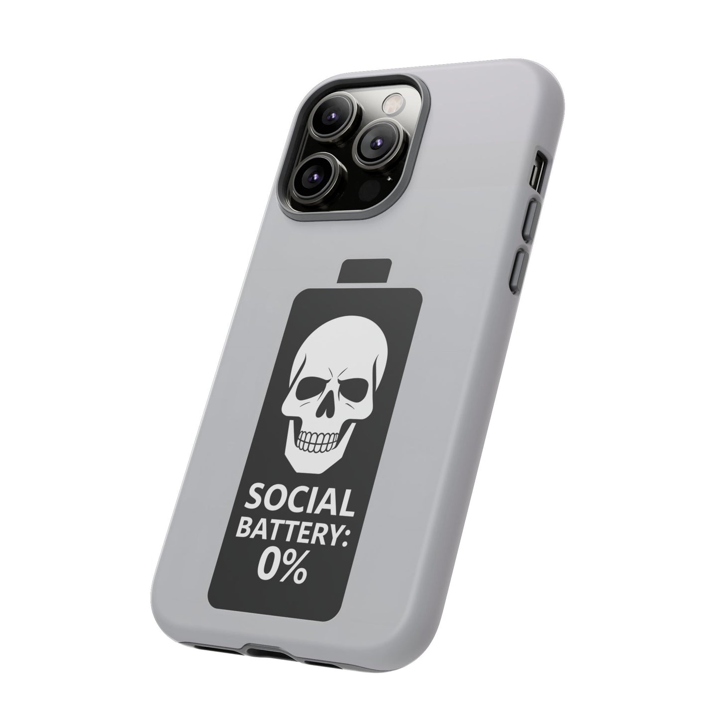Social Battery Zeero I Phone case by Memez Store