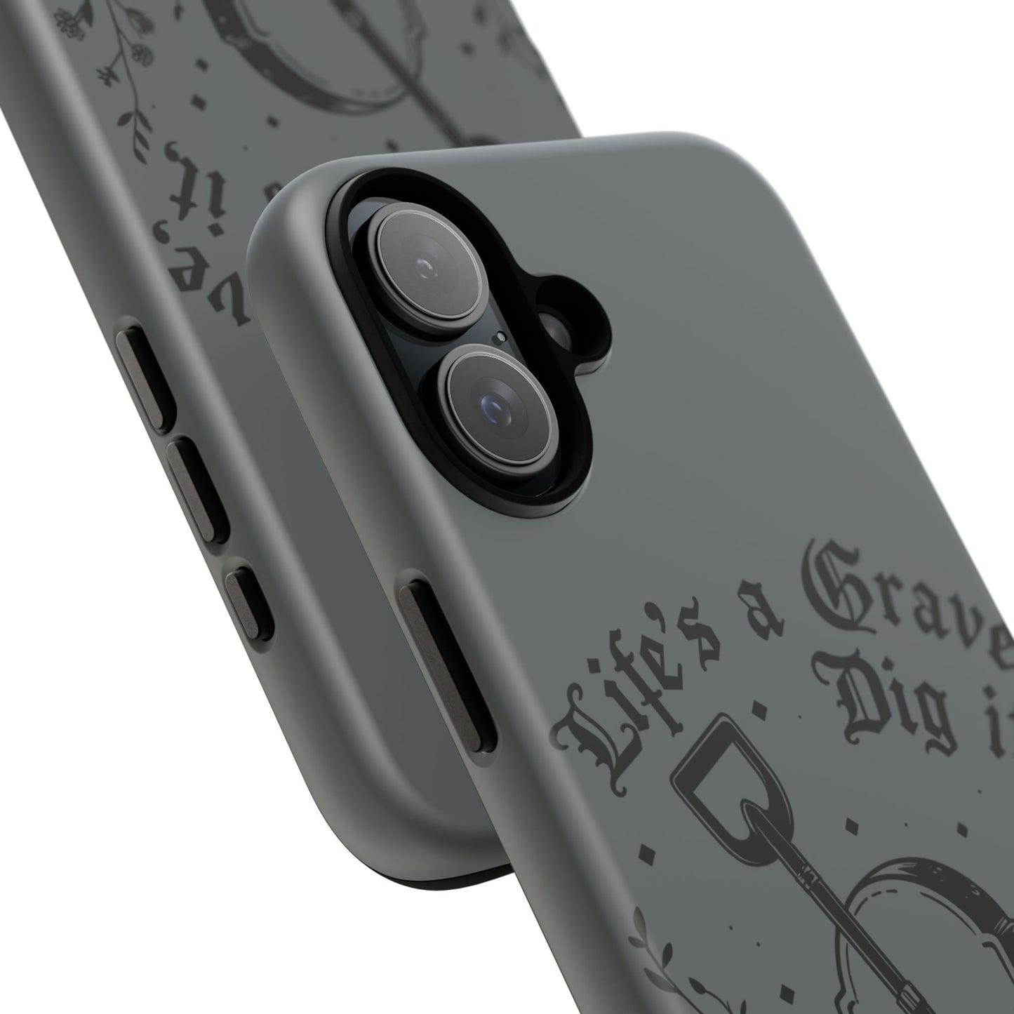 Life is a Grave Dig it IPhone Case By Memez Store