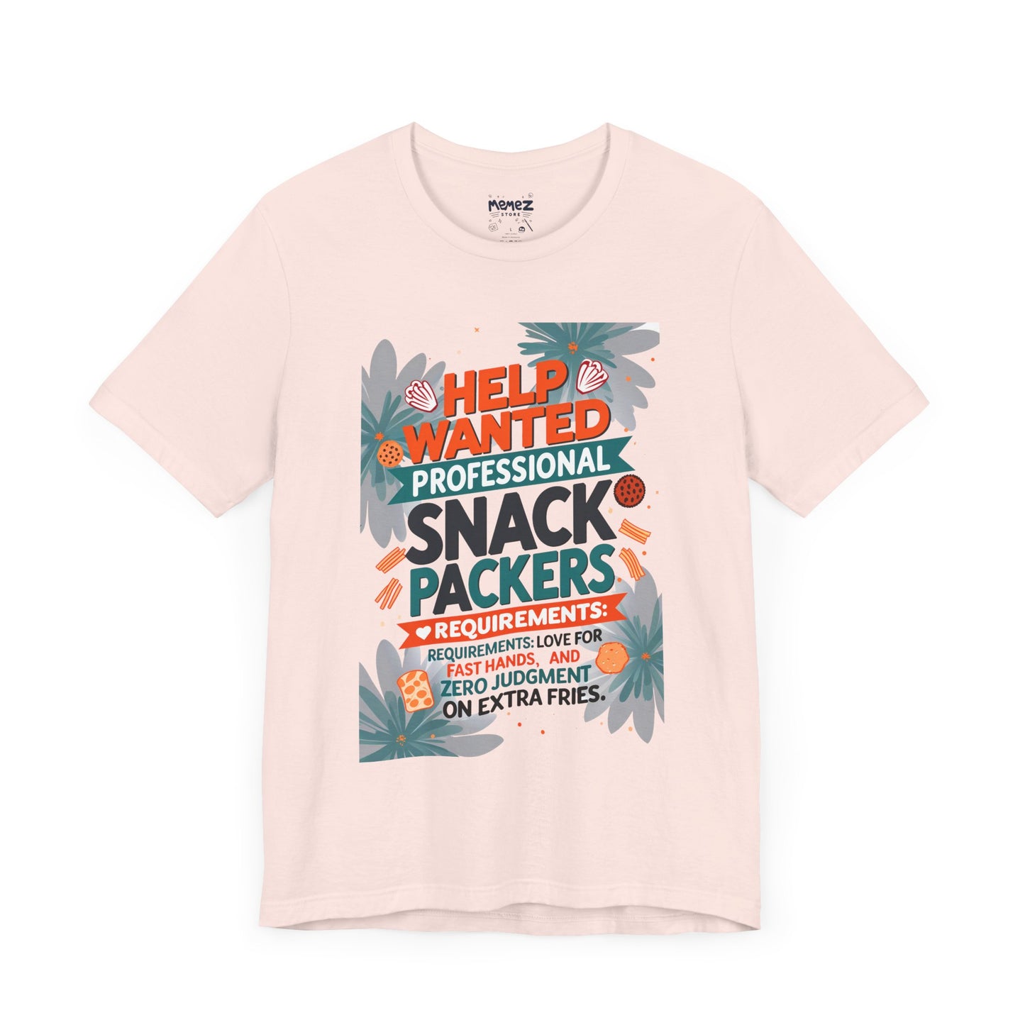 Funny Professional Snacks Packer T-Shirt