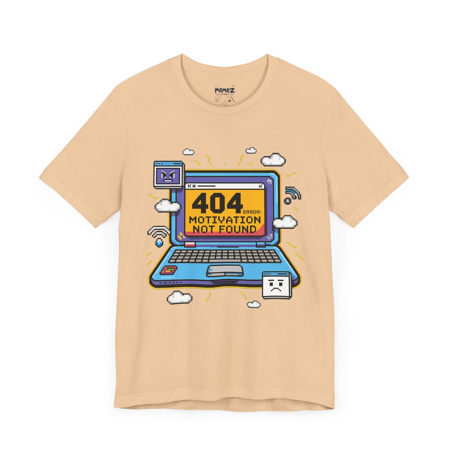 Funny 404 Error Motivation Not Found Tee
