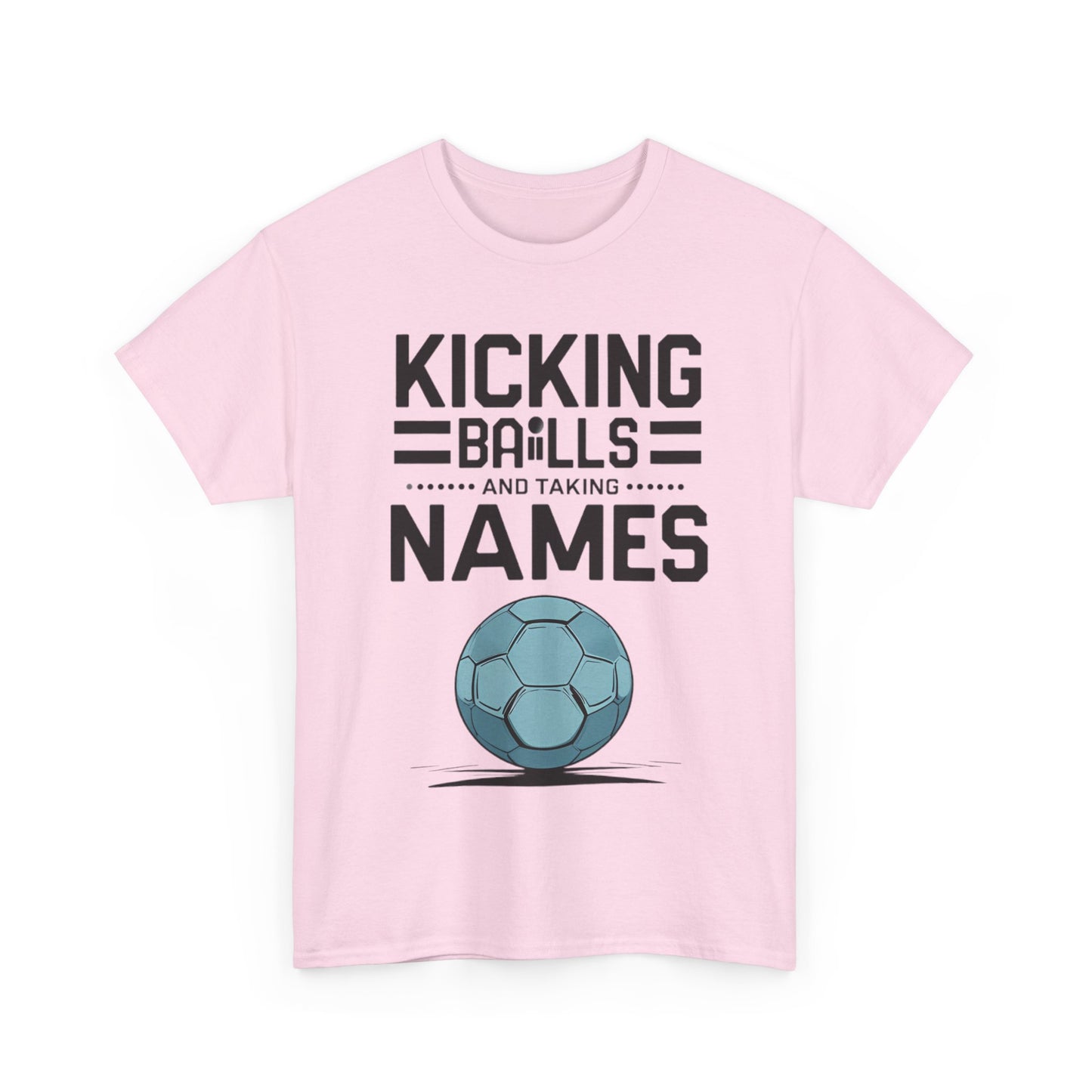 Funny Meme Unisex Tee - & quot; Kicking Balls & quot; by Memez Store