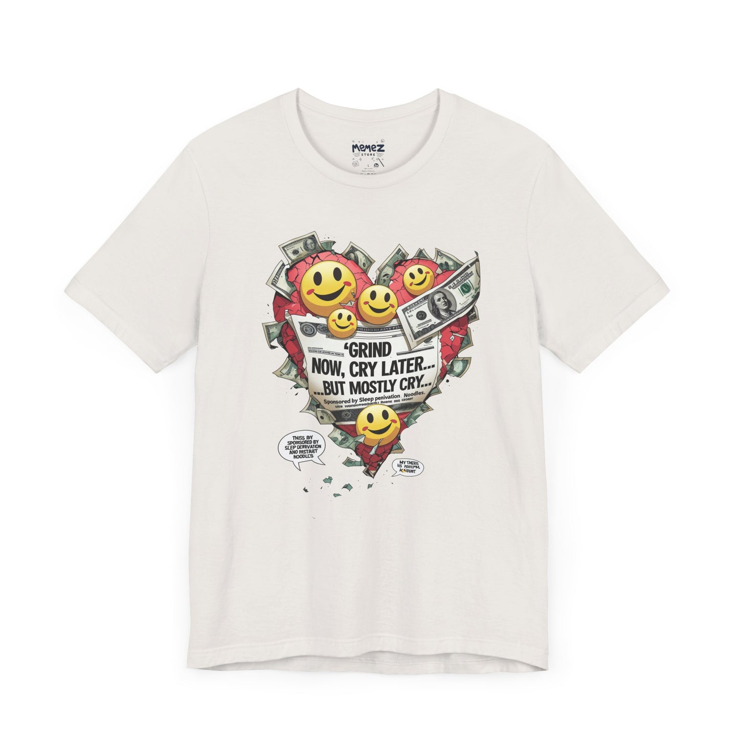 Money Vs Health Funny and Meme T-shirt - Unisex Tee - Memez Store