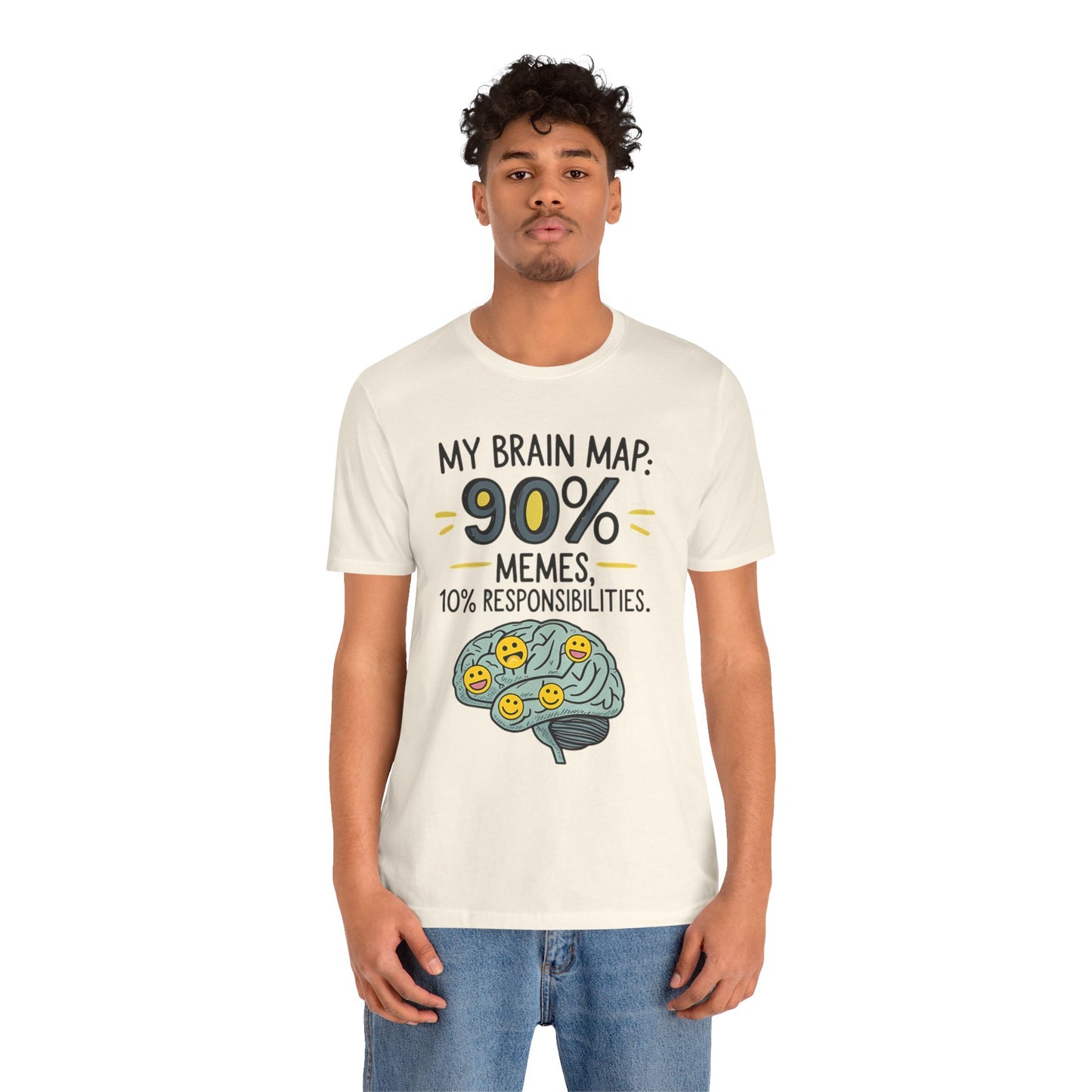 Funny Meme Tees for Stress Relief - 90% Memes, 10% Responsibilities