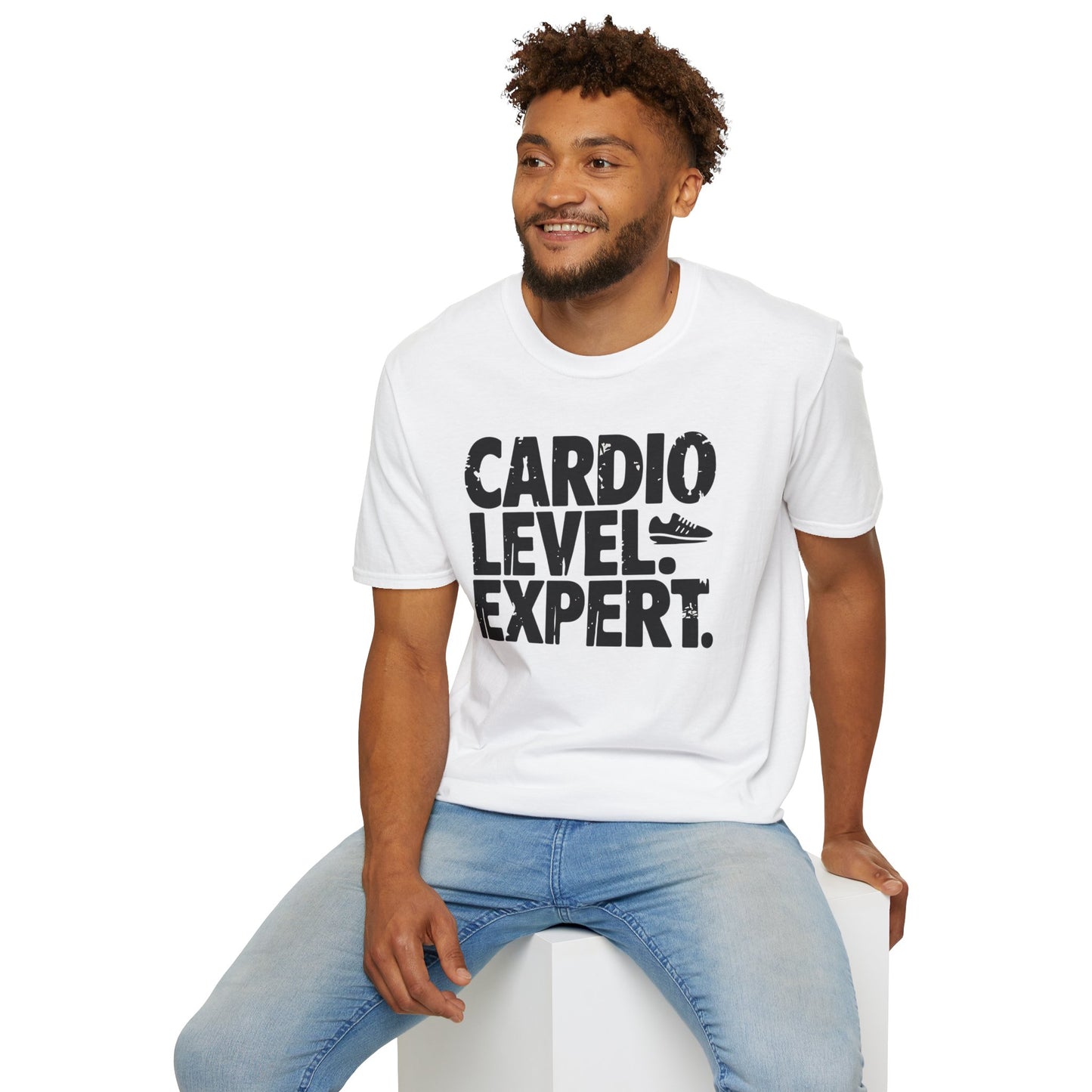 Funny Meme T-Shirt - Cardio Level Expert