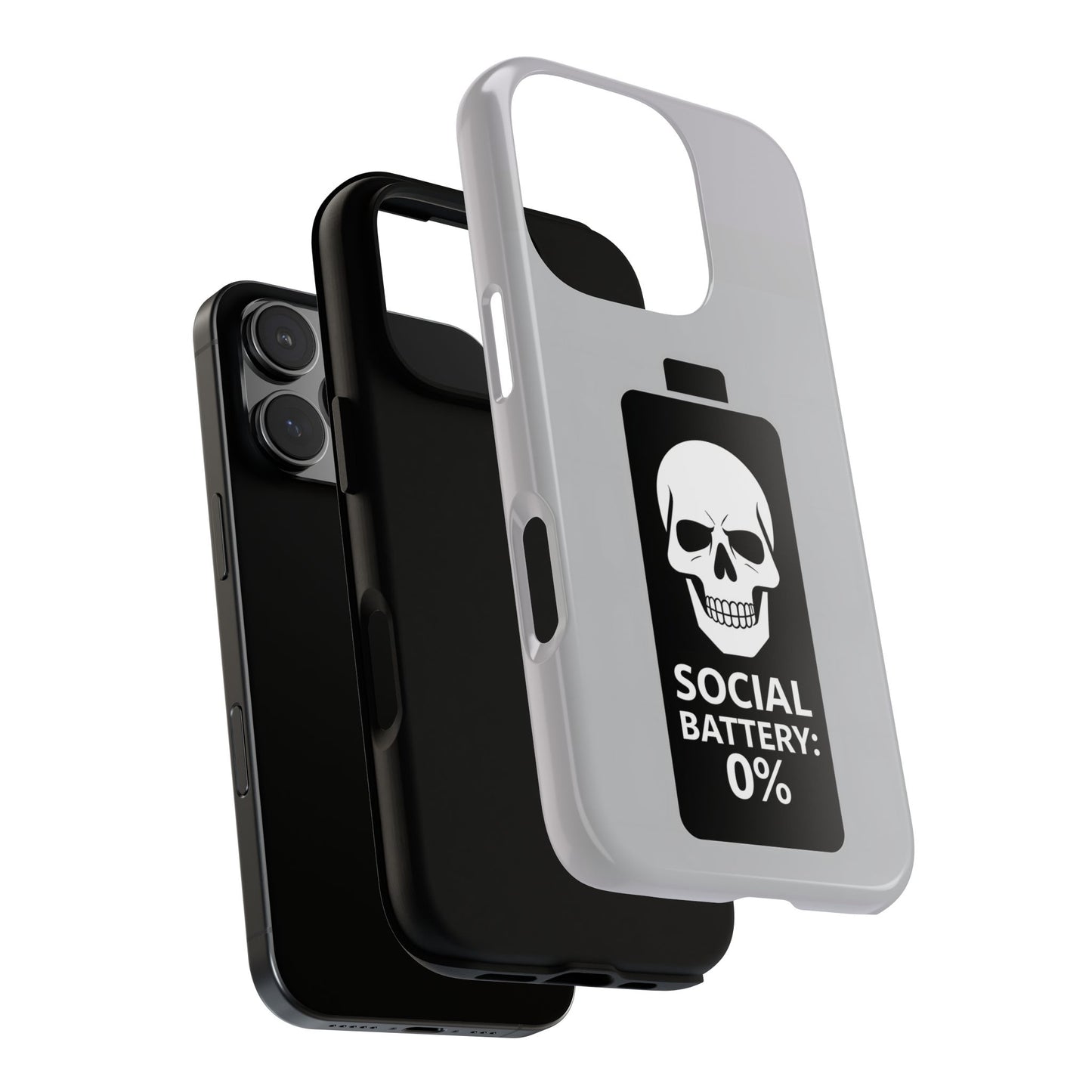 Social Battery Zeero I Phone case by Memez Store
