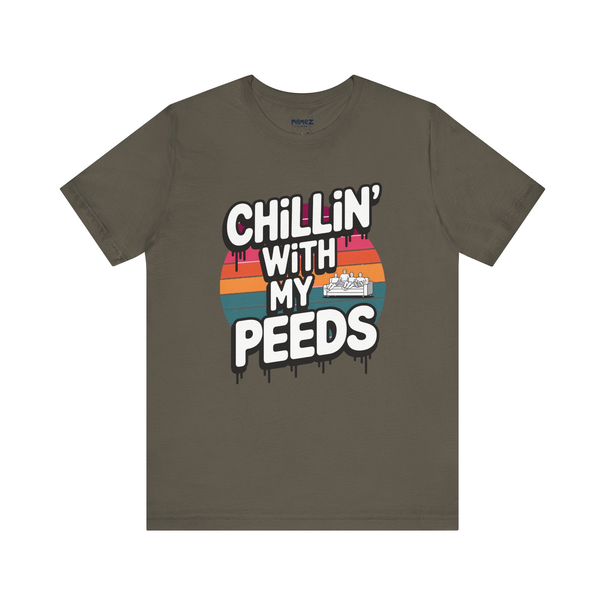T-Shirt Chillin With My Peeds Unisex Jersey Short Sleeve Tee