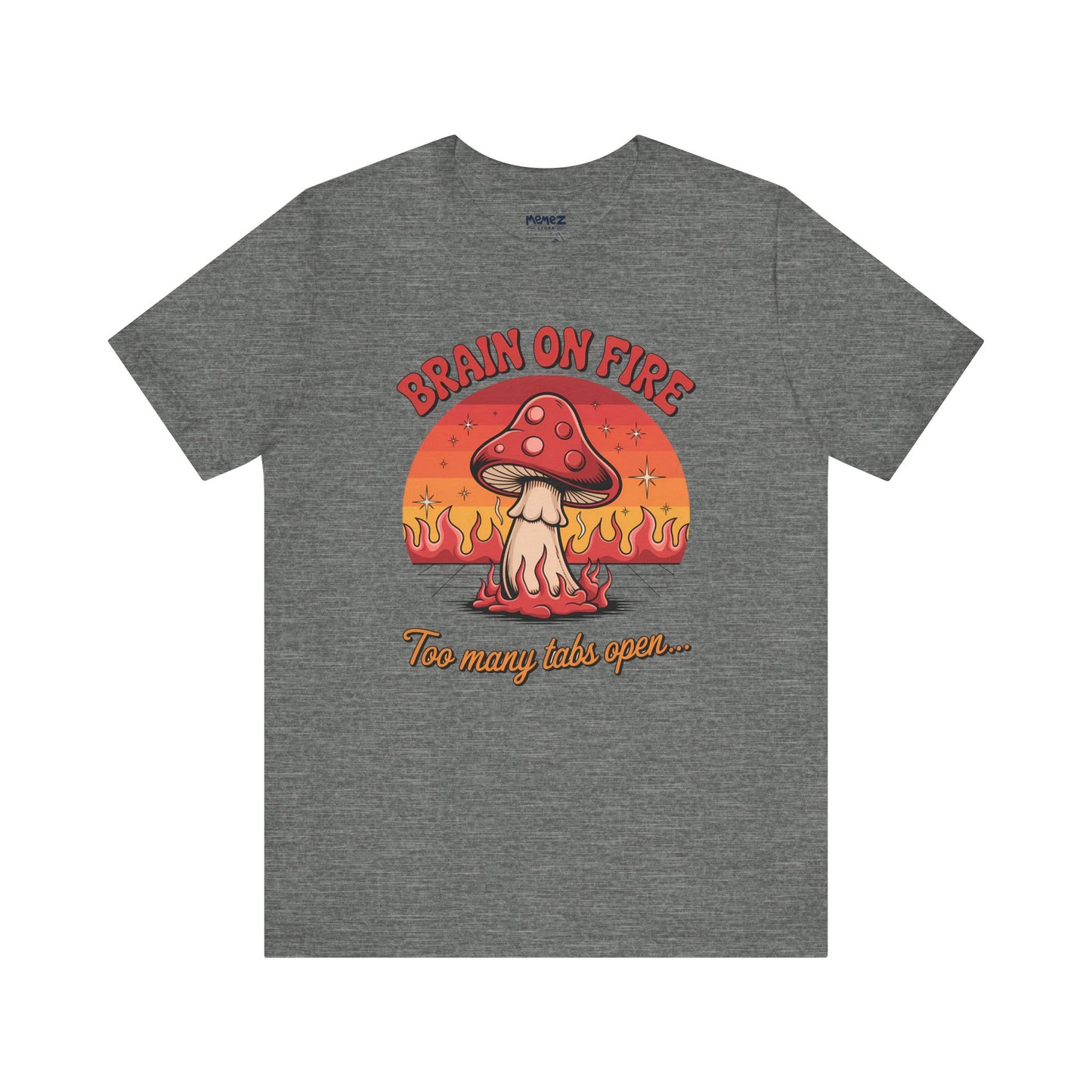 Funny Mushroom Tee Unisex Jersey Short Sleeve