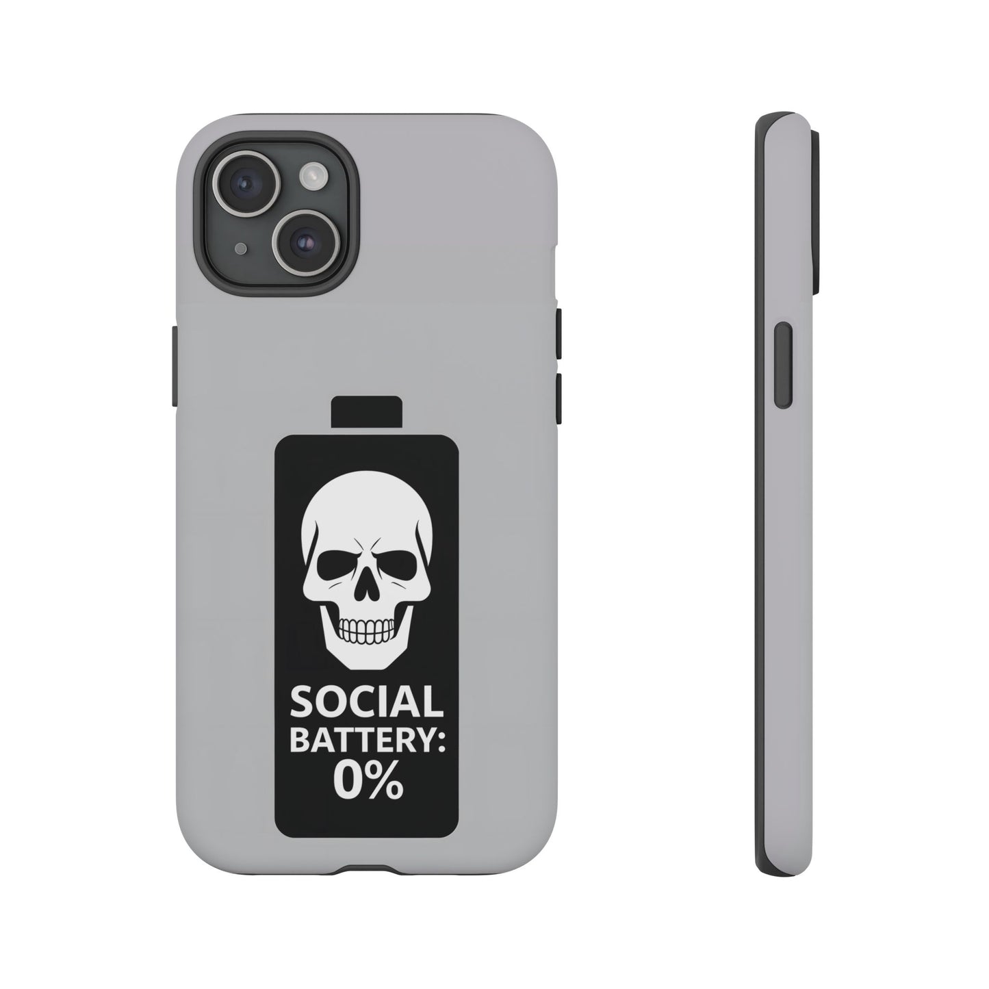 Social Battery Zeero I Phone case by Memez Store