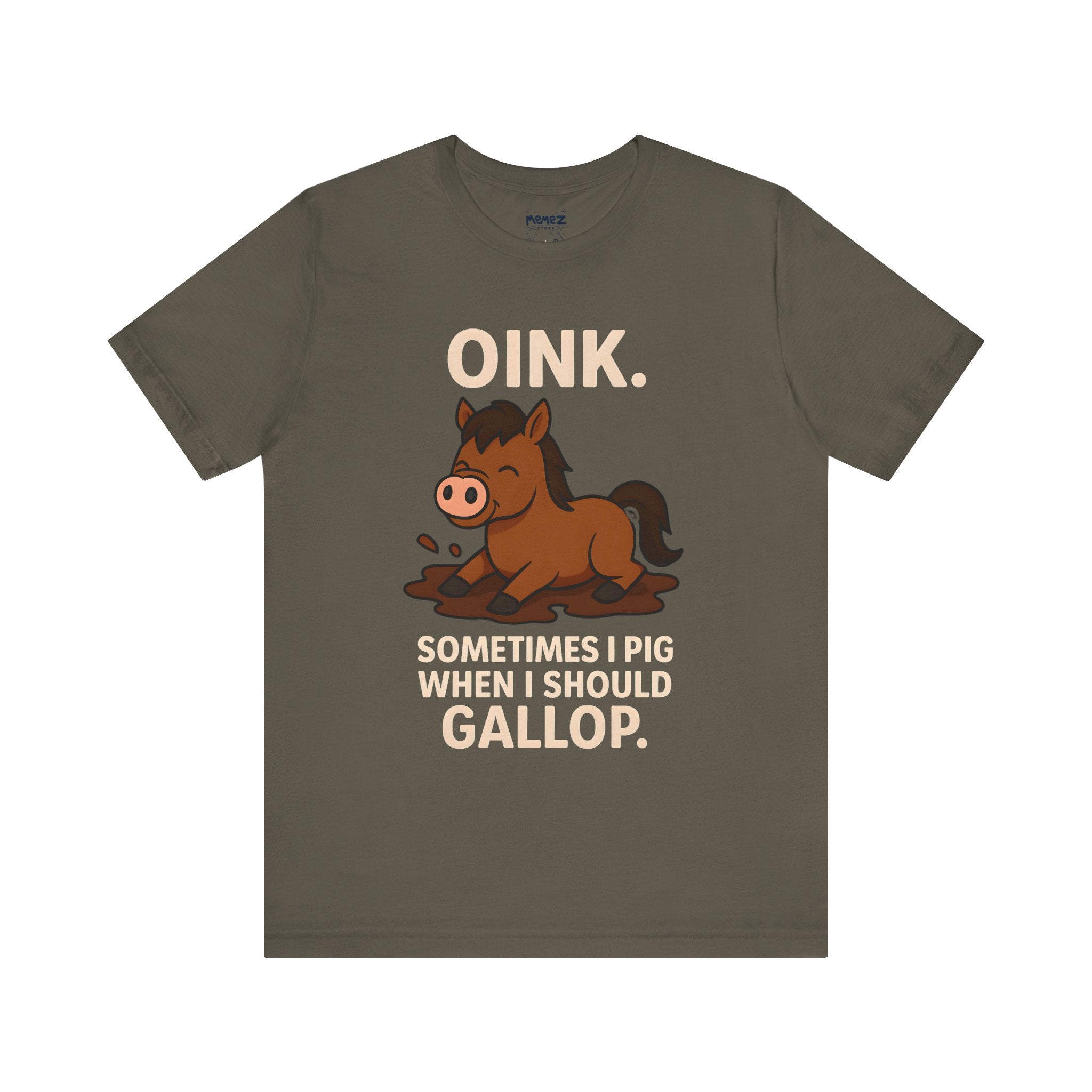 Oink Animal Meme Funny Tee