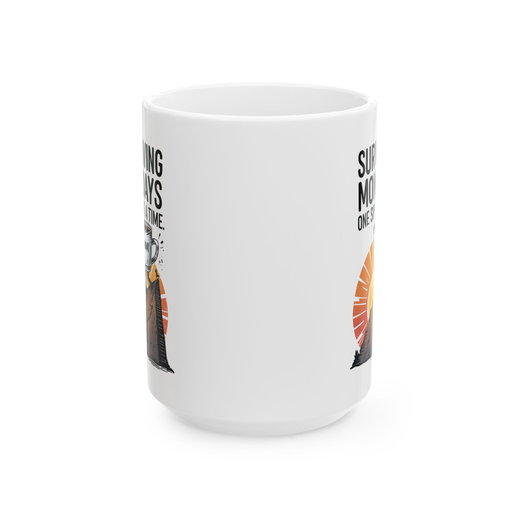 Surving Monday Funny Coffee Mug By Memez Store