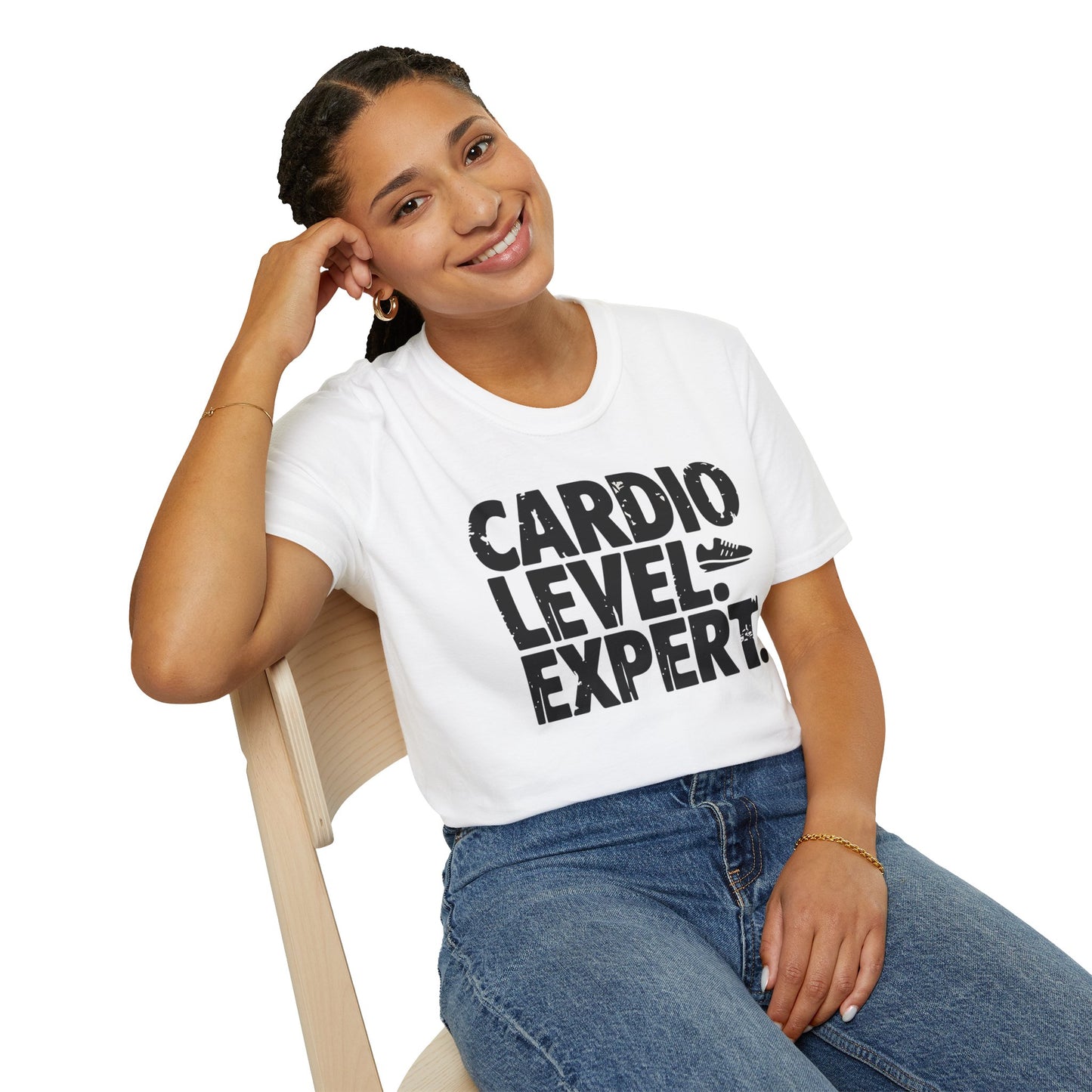 Funny Meme T-Shirt - Cardio Level Expert