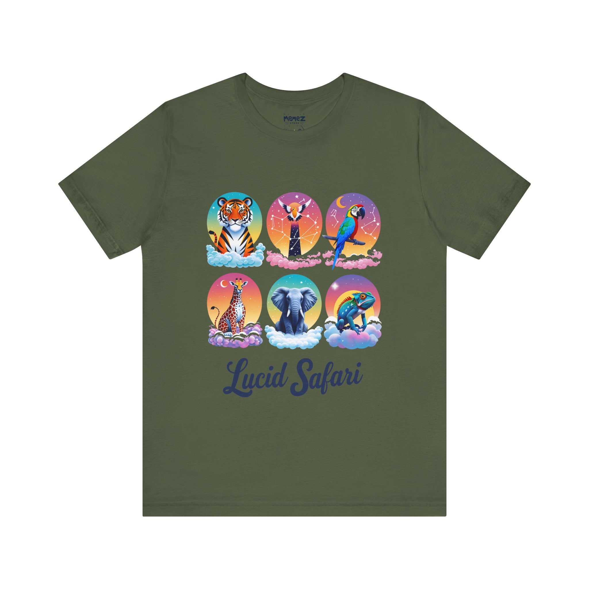 Lucid Safari Animal Tee By Memesz Store