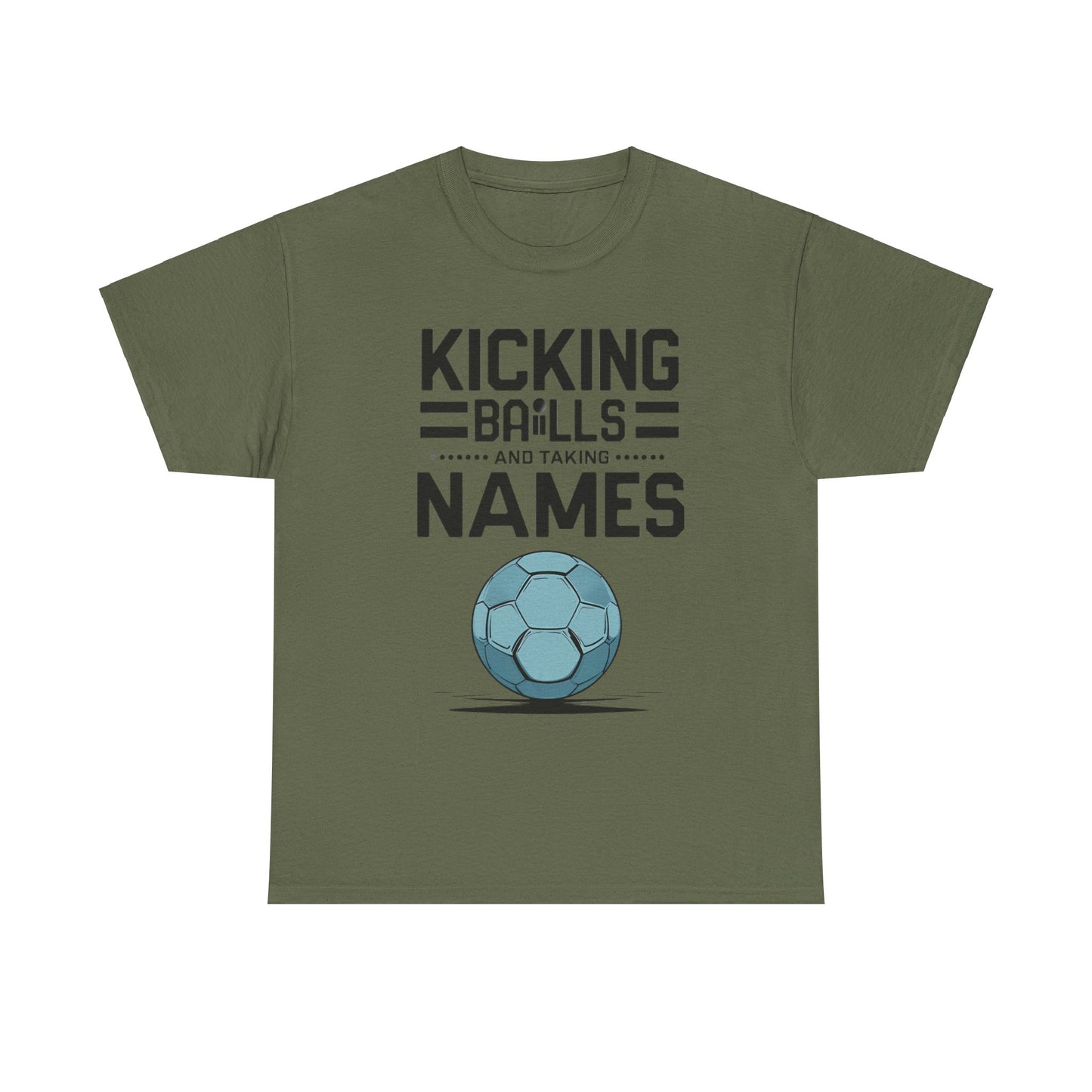 Funny Meme Unisex Tee - & quot; Kicking Balls & quot; by Memez Store