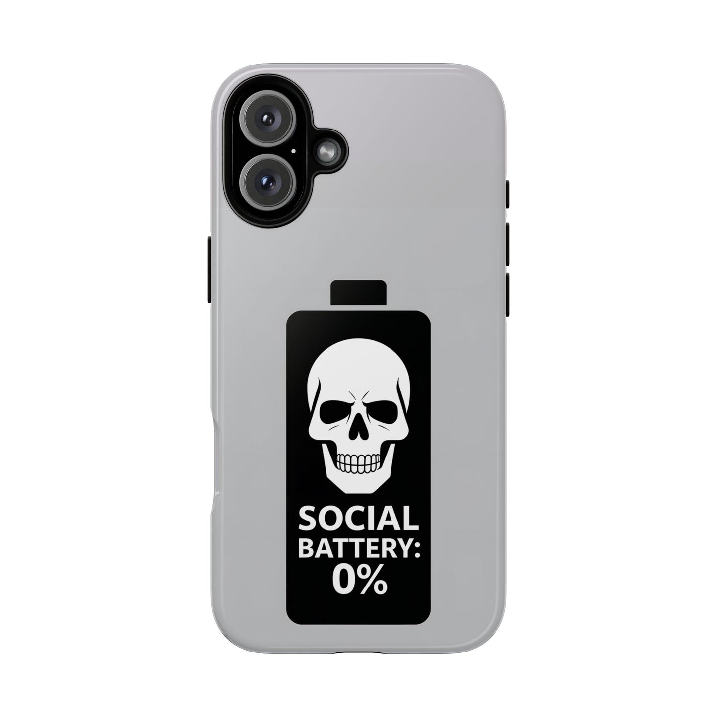 Social Battery Zeero I Phone case by Memez Store