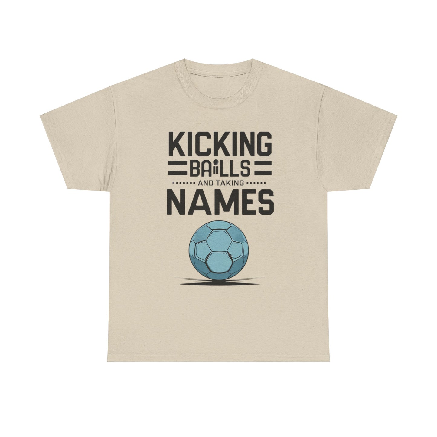 Funny Meme Unisex Tee - & quot; Kicking Balls & quot; by Memez Store