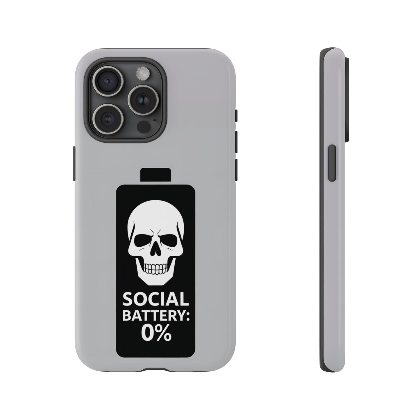 Social Battery Zeero I Phone case by Memez Store
