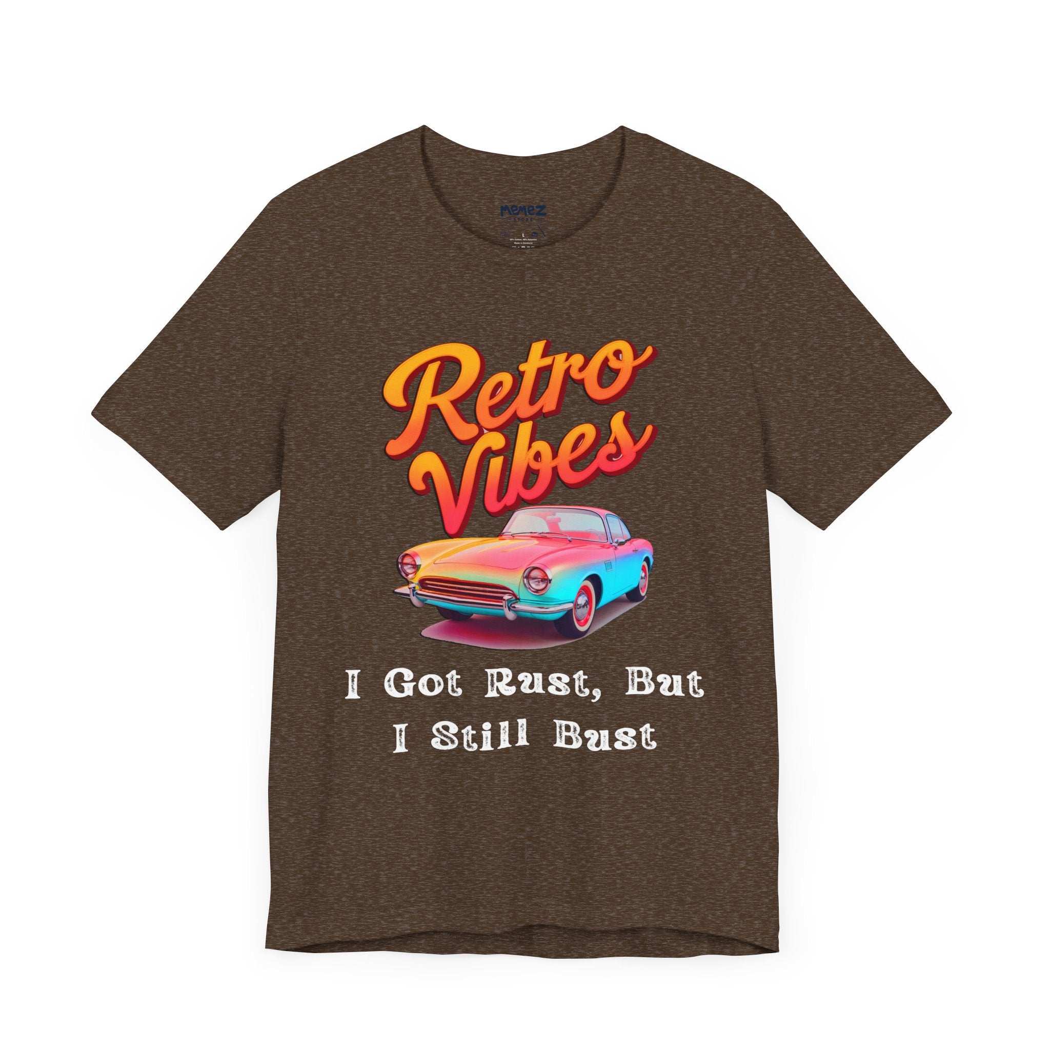 Funny Retro Vibes VIntage Car Lover's tee By memez Store