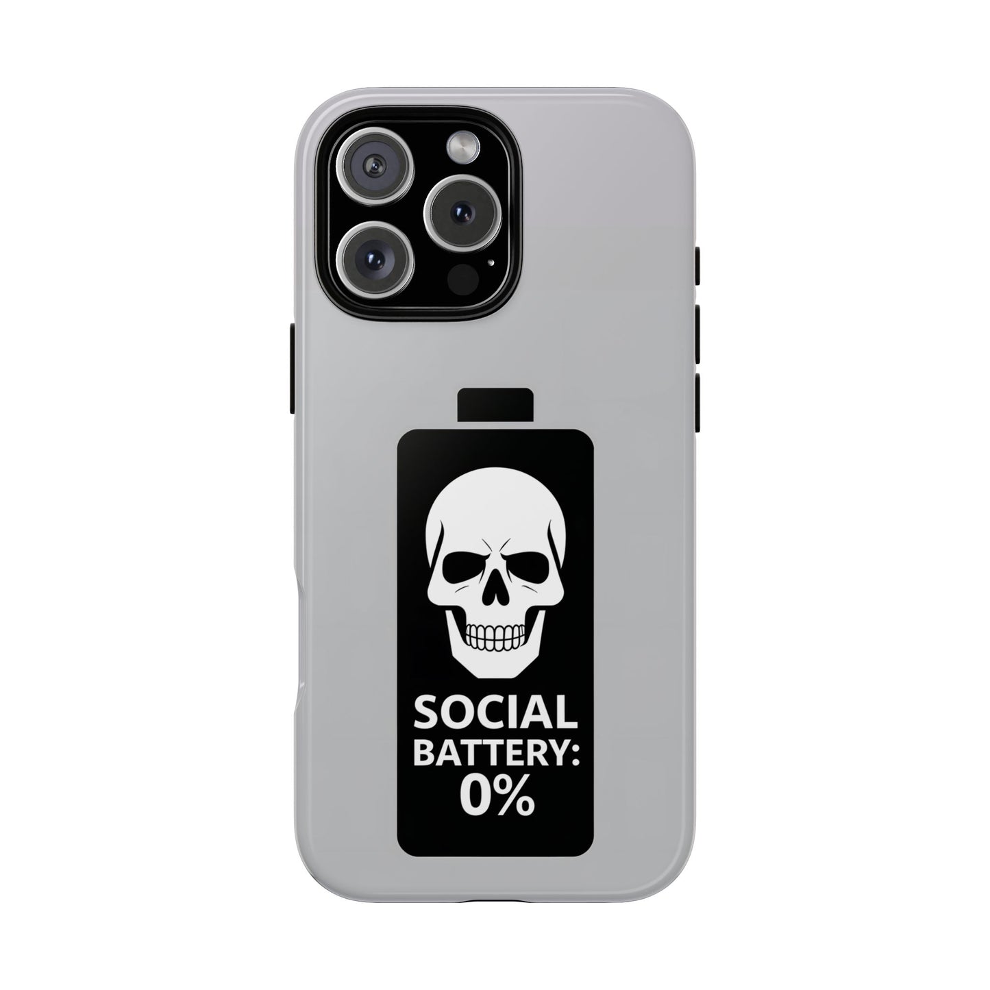 Social Battery Zeero I Phone case by Memez Store