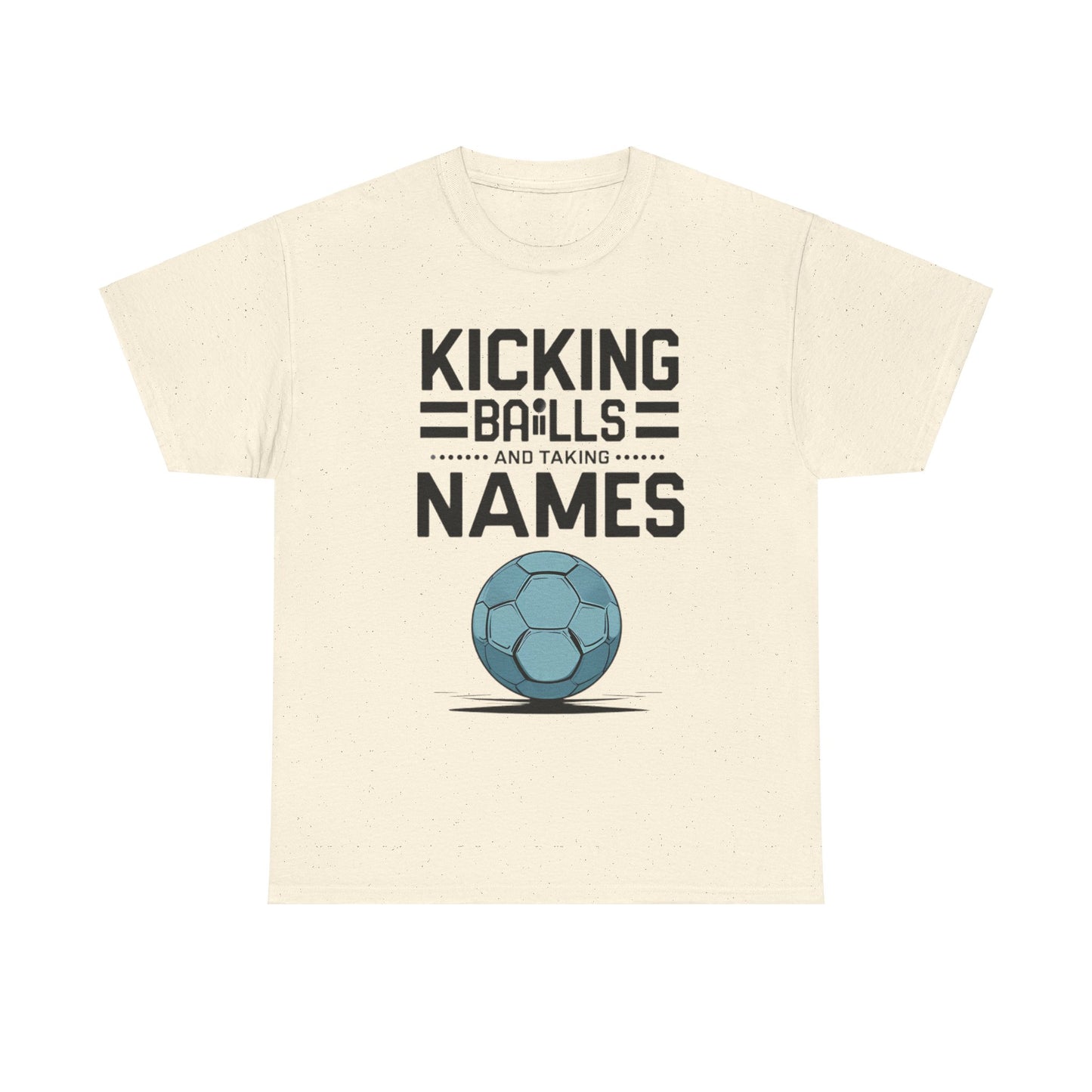 Funny Meme Unisex Tee - & quot; Kicking Balls & quot; by Memez Store