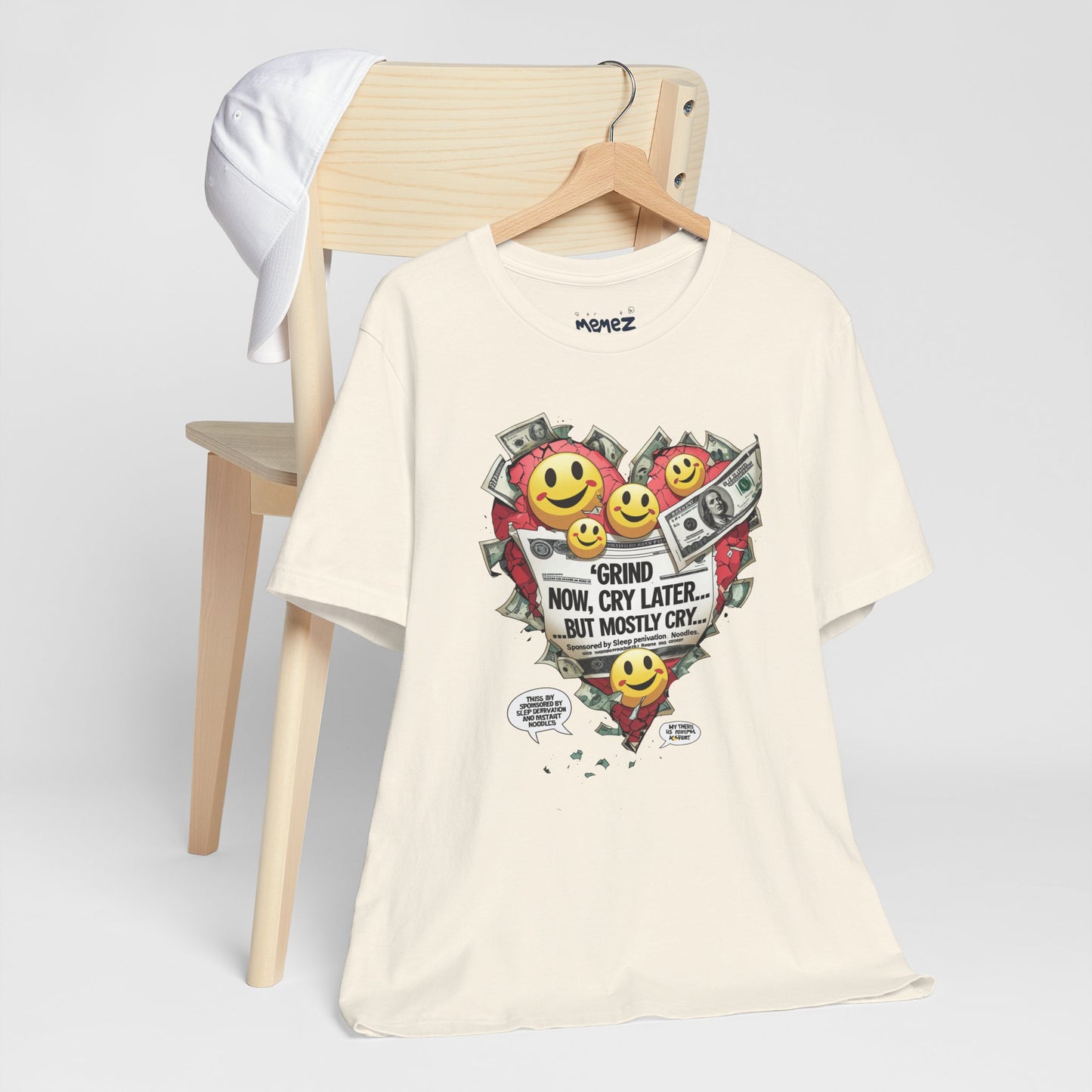 Money Vs Health Funny and Meme T-shirt - Unisex Tee - Memez Store