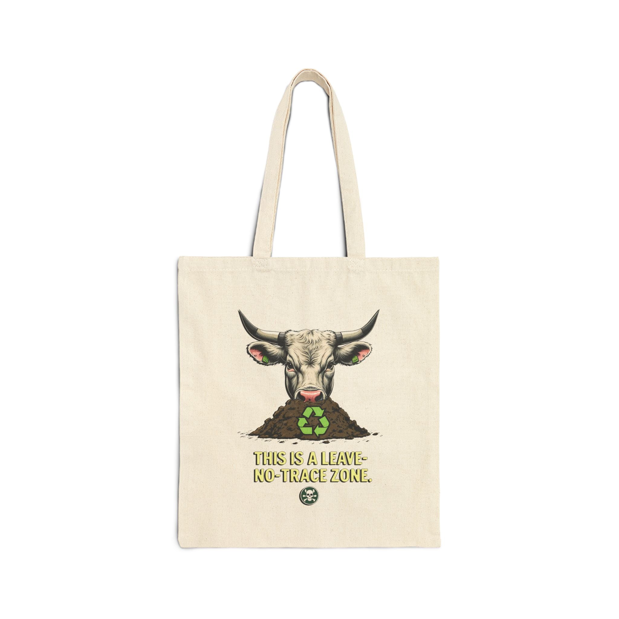 Canvas Tote Bag - Leave No Trace Zone Eco-Friendly Shopping Bag