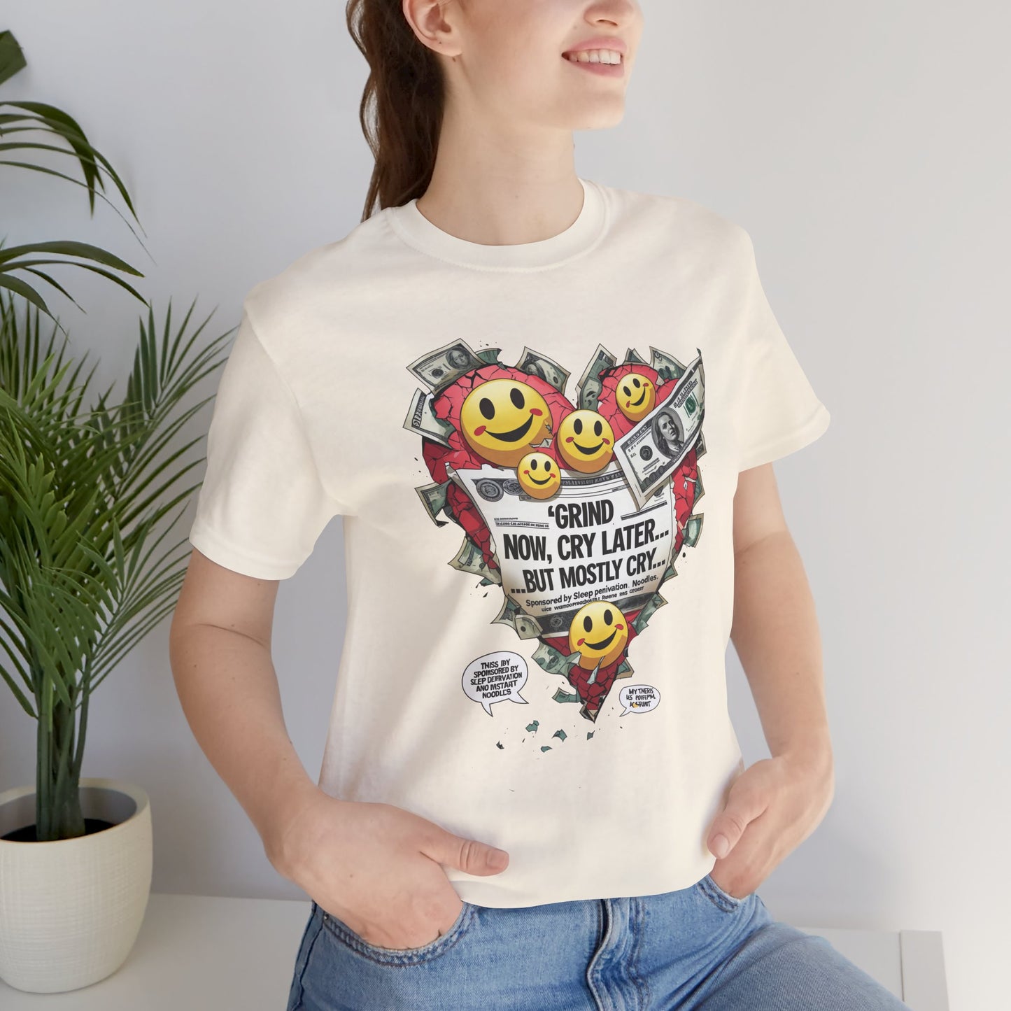 Money Vs Health Funny and Meme T-shirt - Unisex Tee - Memez Store