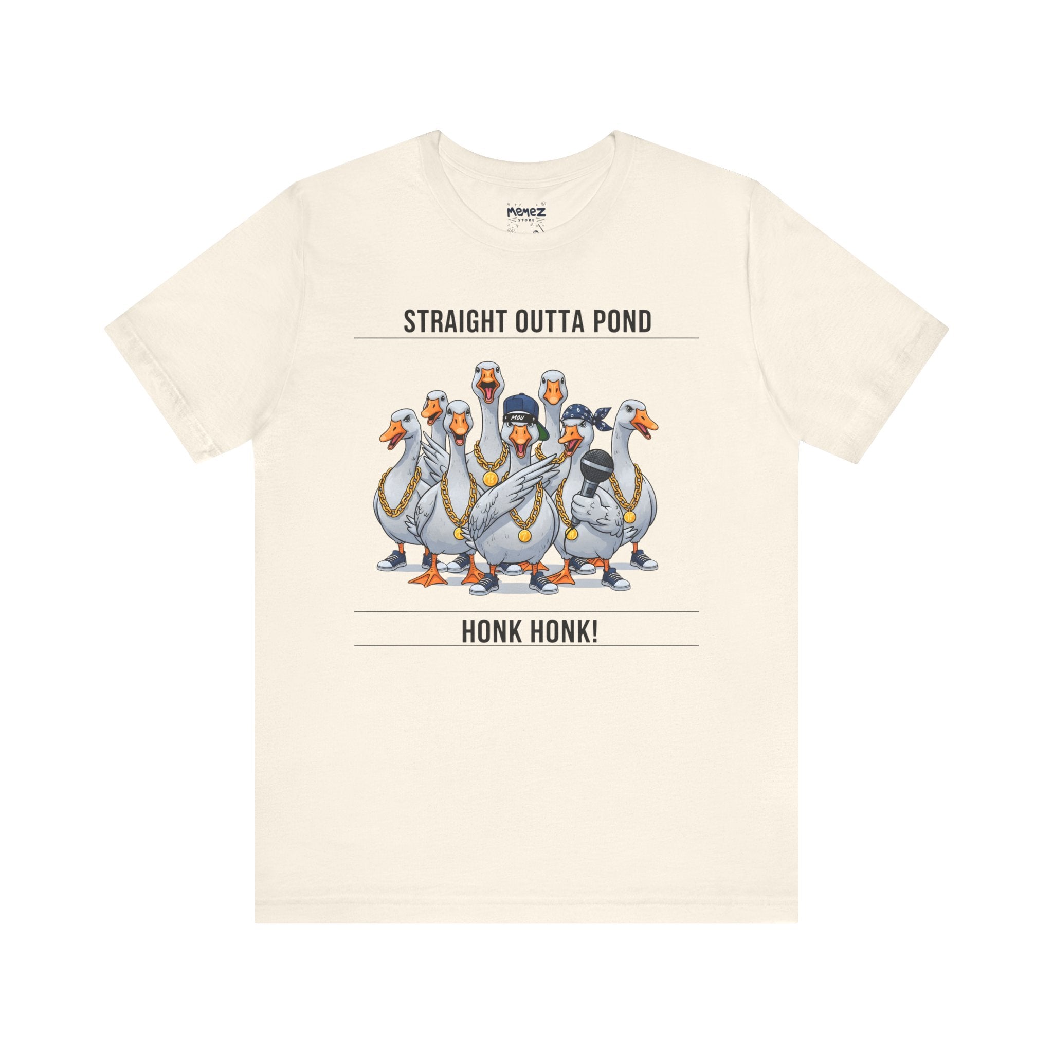 Strainght Out of Pound Goose lovers Animal Meme Funny Tee