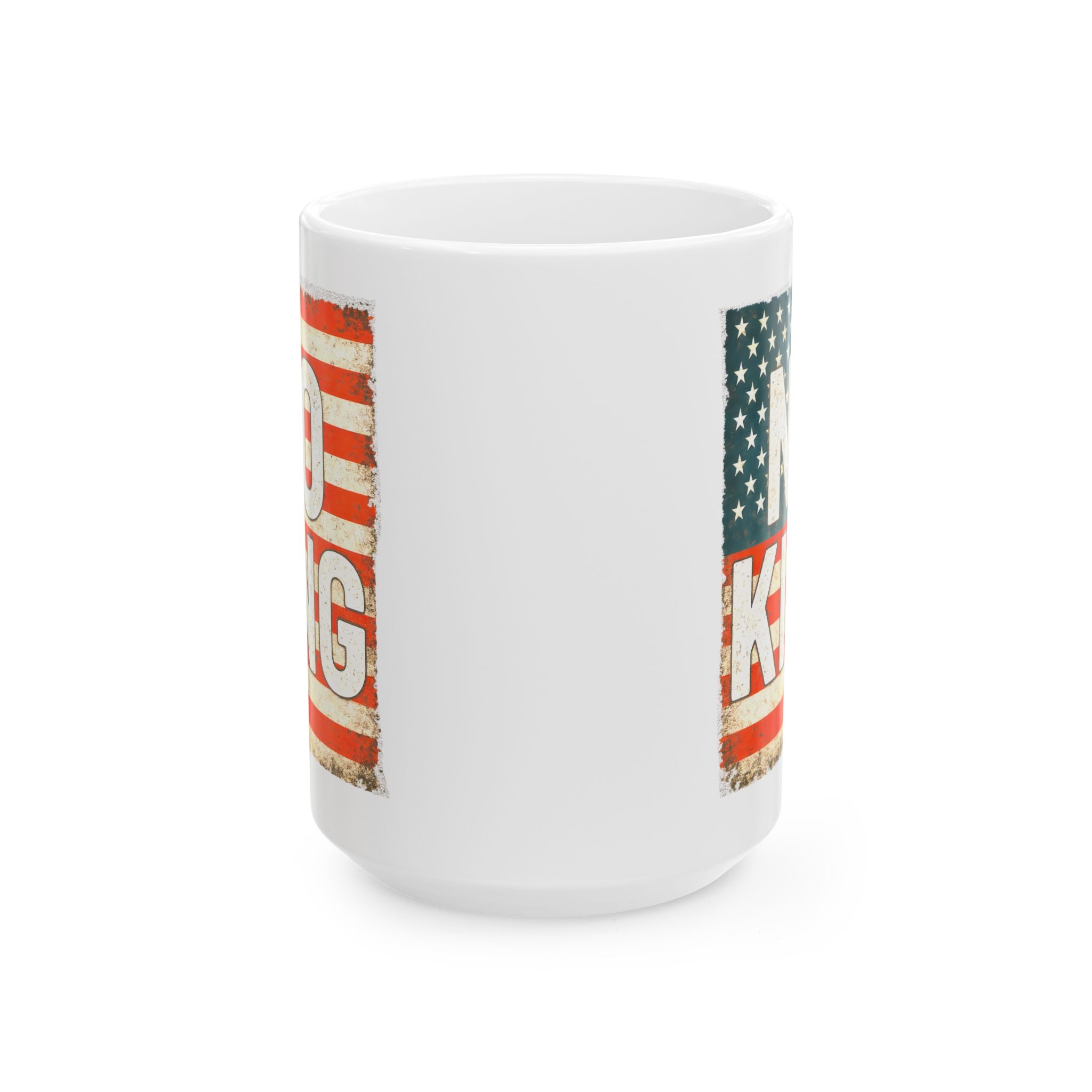 Funny Ceramic Mug - No King Mug by Memez Store