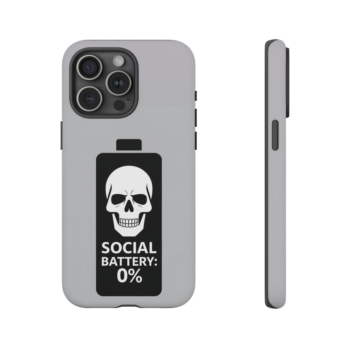 Social Battery Zeero I Phone case by Memez Store