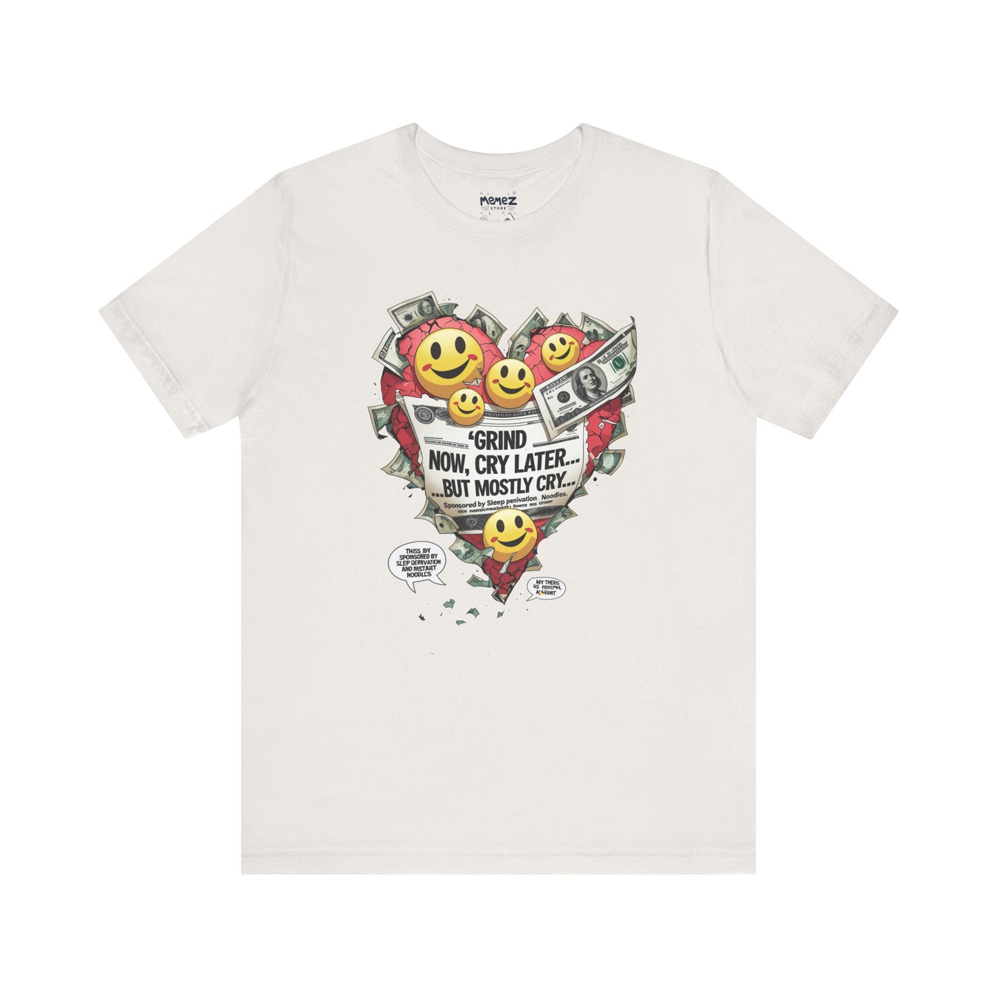 Money Vs Health Funny and Meme T-shirt - Unisex Tee - Memez Store