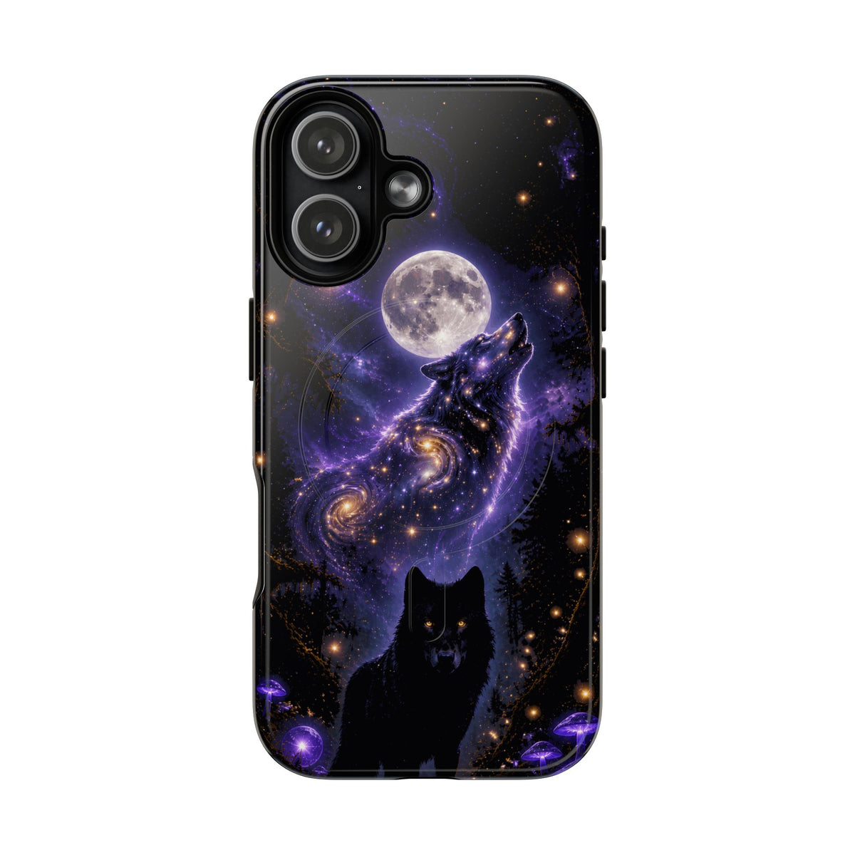 Galaxy Wolf Phone Case — Cosmic Howl Magnetic Tough Case