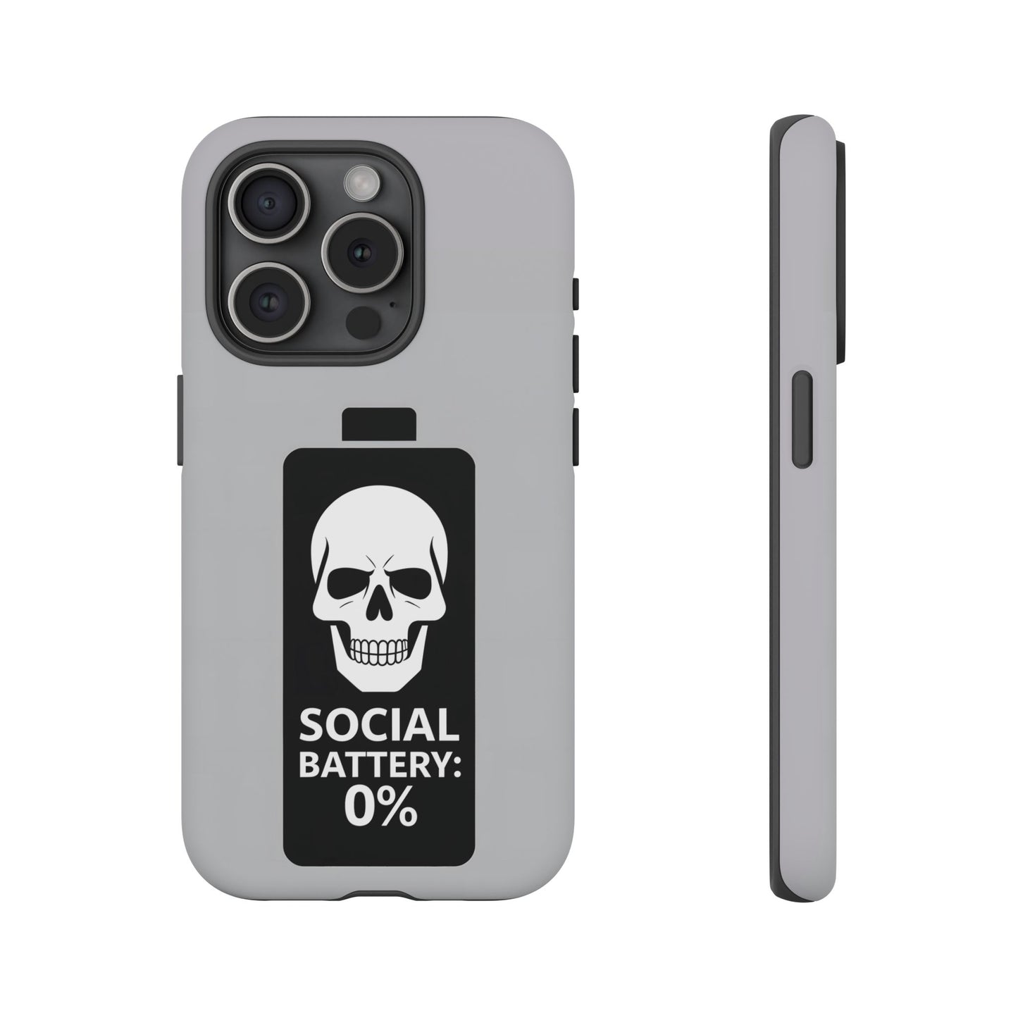 Social Battery Zeero I Phone case by Memez Store