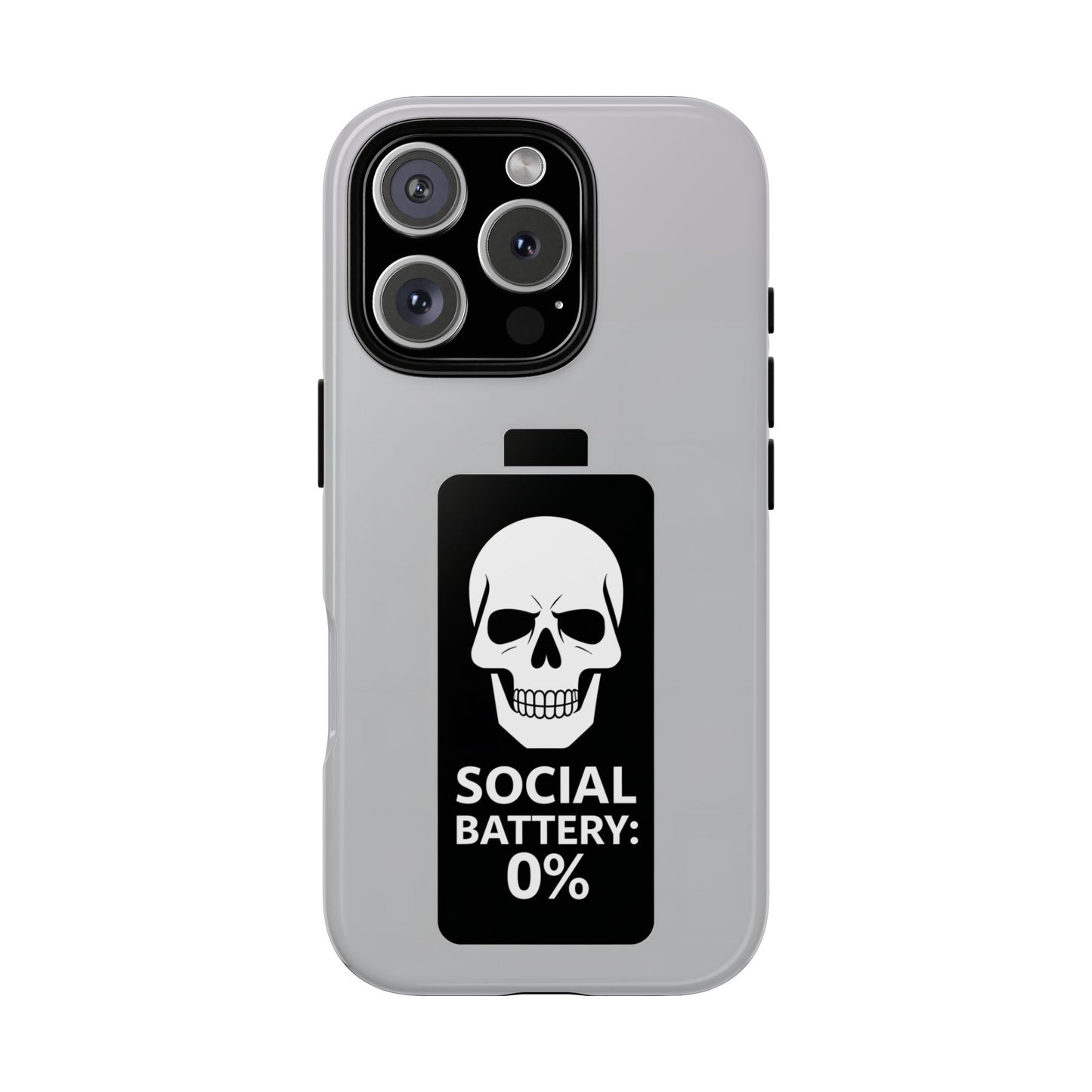 Social Battery Zeero I Phone case by Memez Store