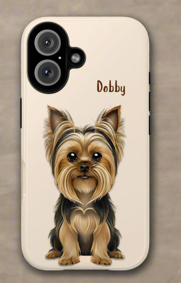 bobby Cute Dog Phone case by Meme Store