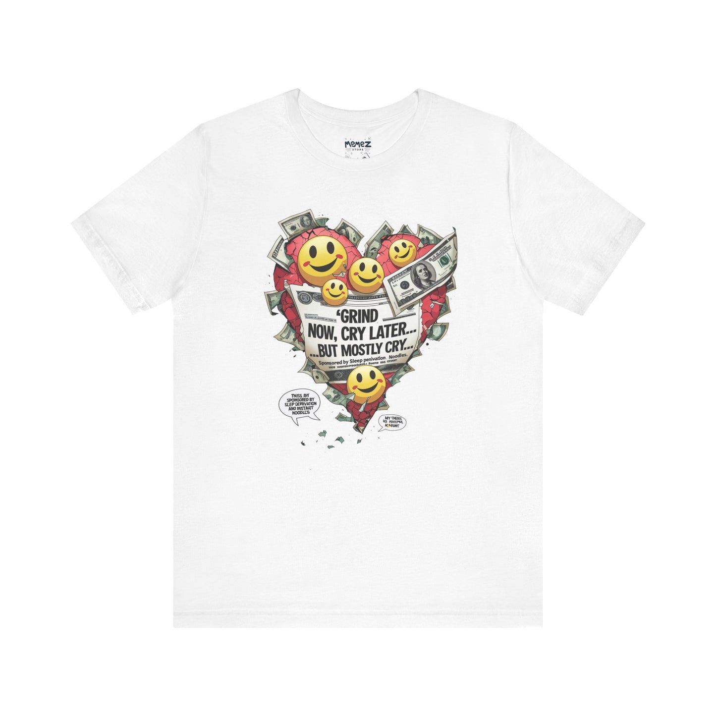 Money Vs Health Funny and Meme T-shirt - Unisex Tee - Memez Store