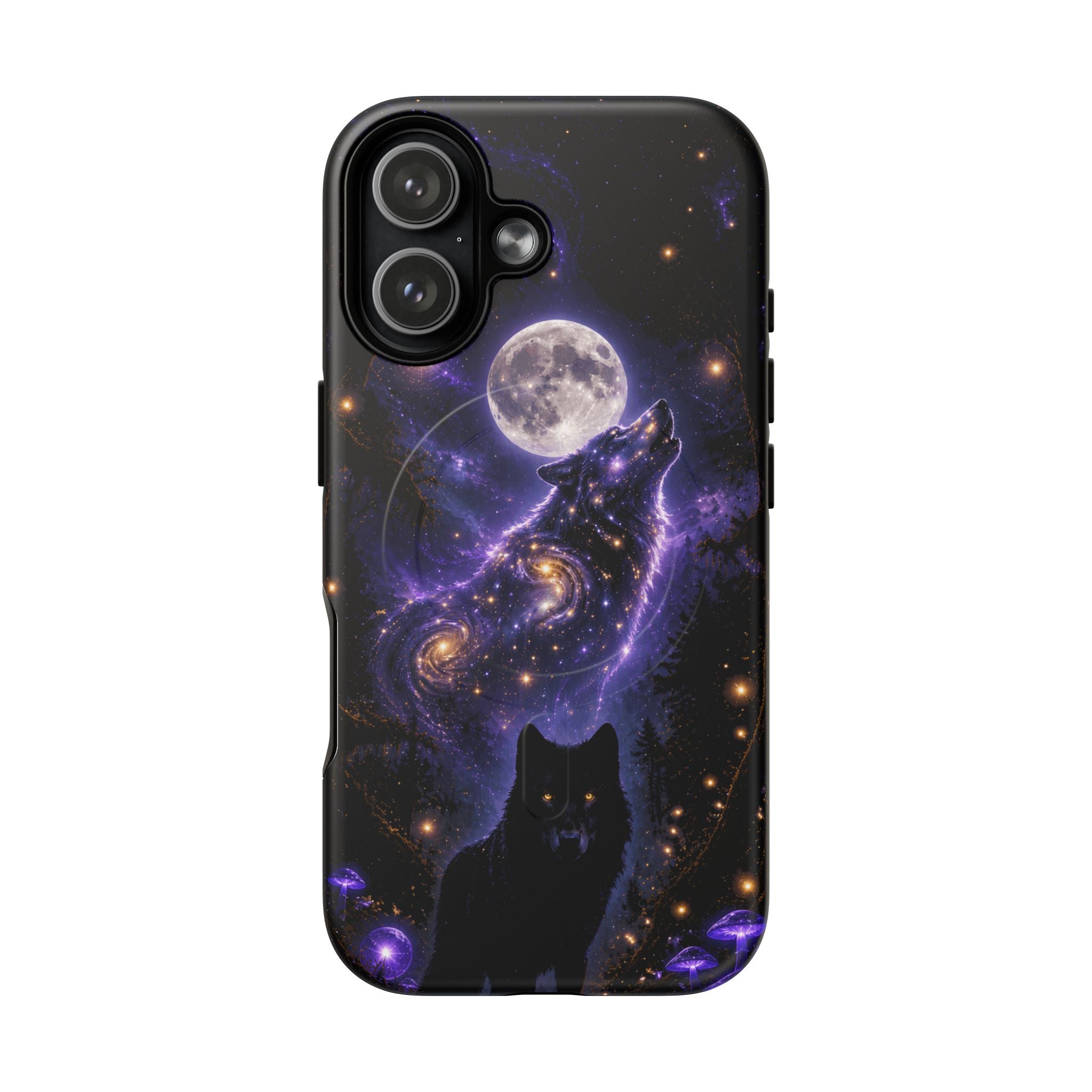 Galaxy Wolf Phone Case — Cosmic Howl Magnetic Tough Case