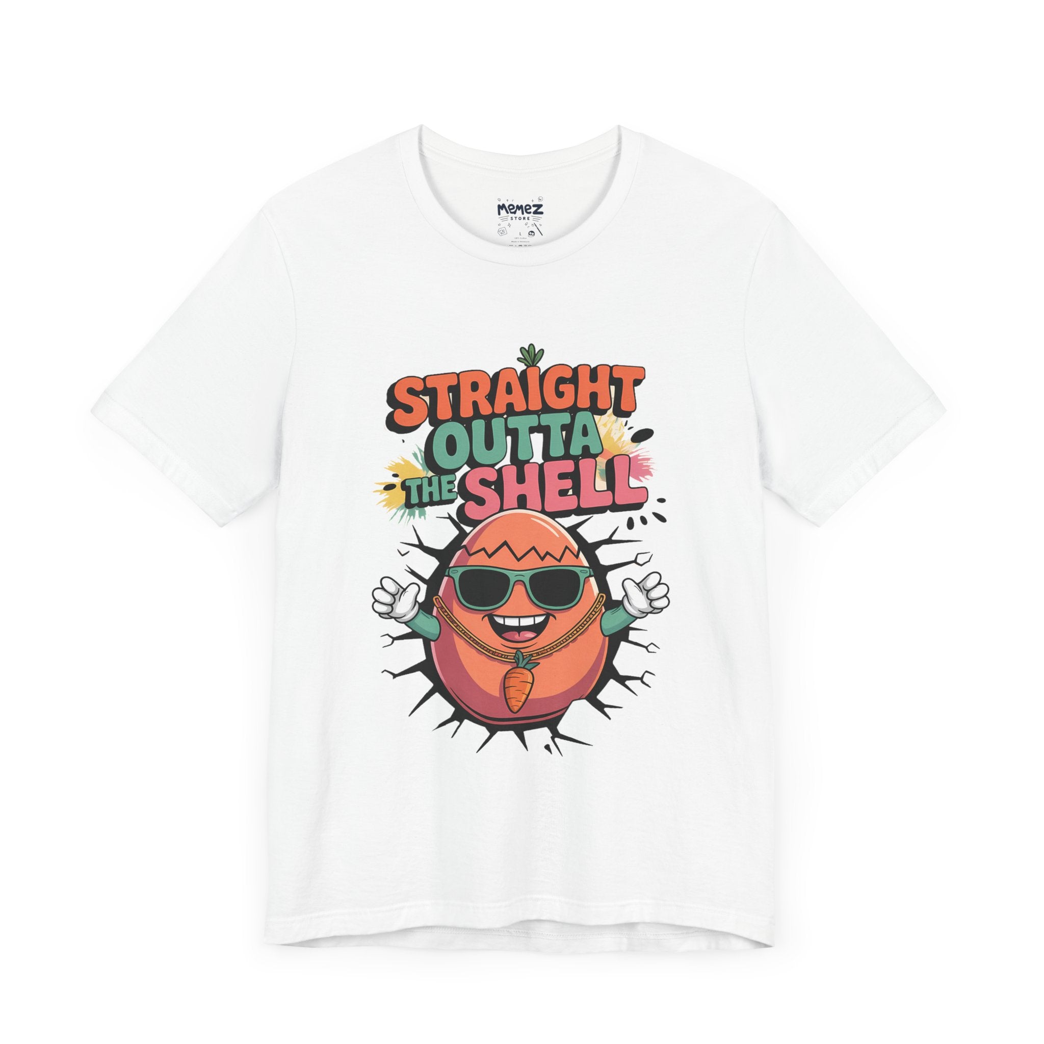 Funny Easter Unisex Tee - Straight Out The Shell Meme