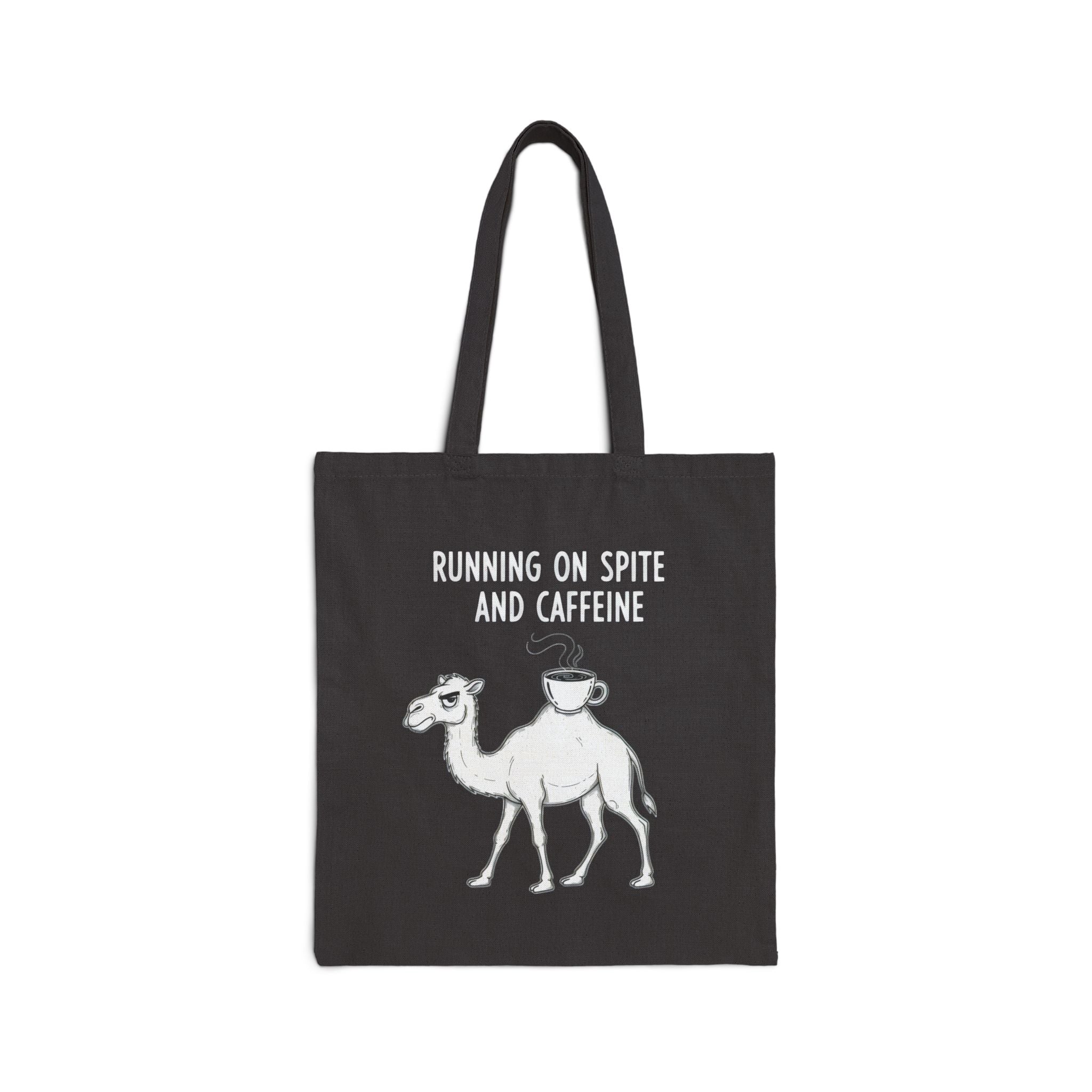 Running on Spite and Caffein Camel Lovers' Tote Bag