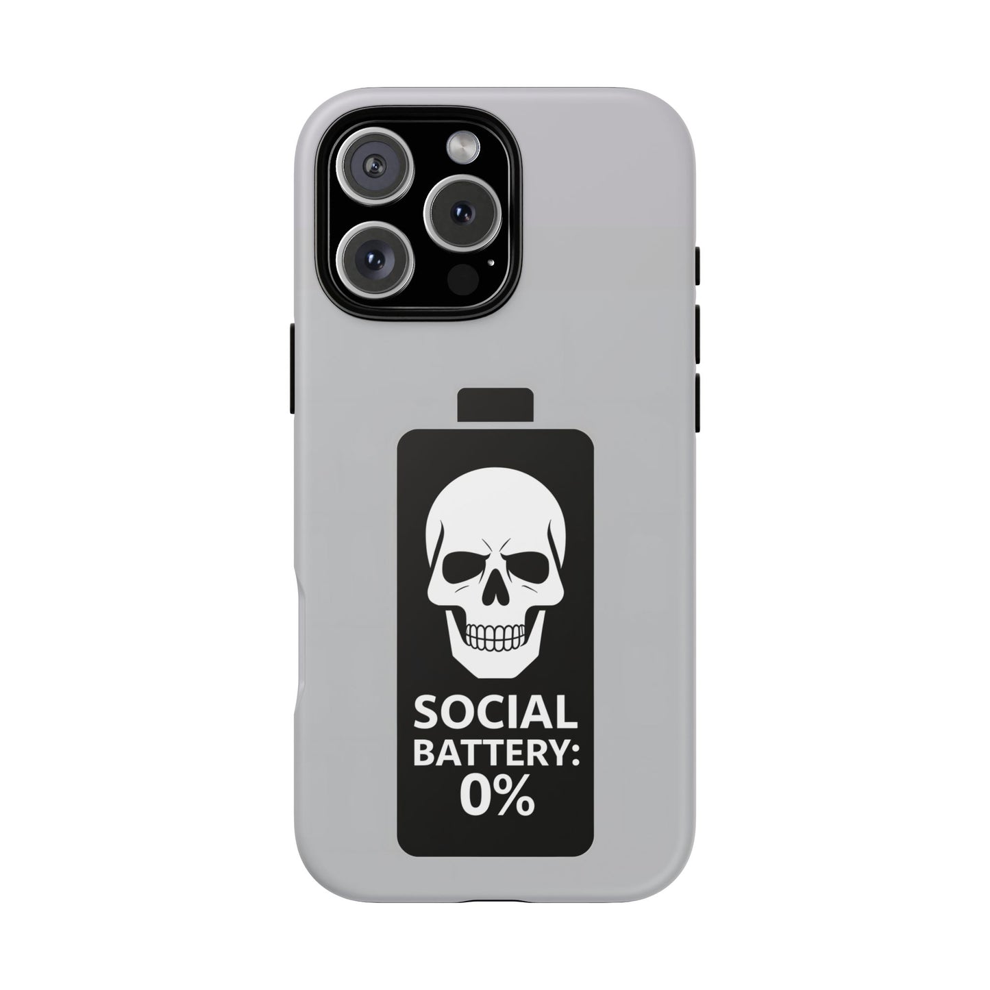 Social Battery Zeero I Phone case by Memez Store