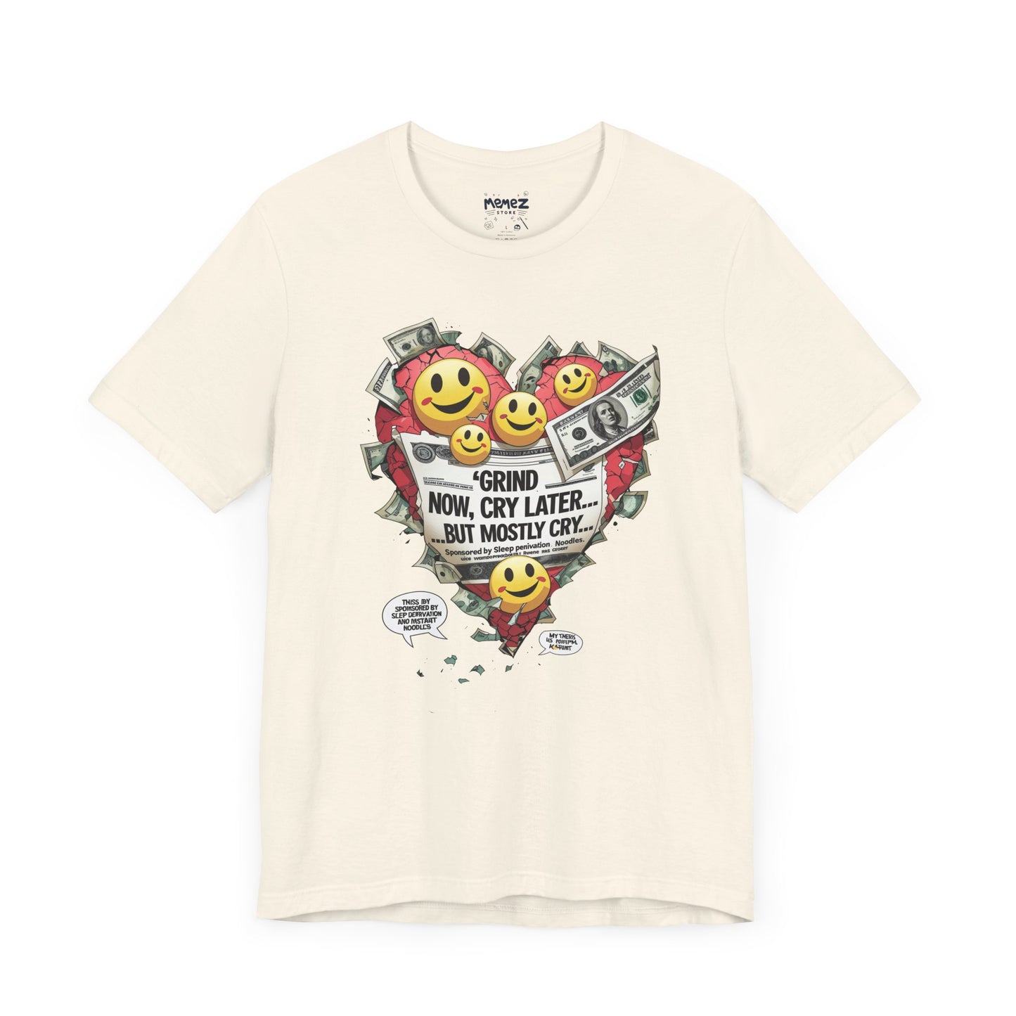 Money Vs Health Funny and Meme T-shirt - Unisex Tee - Memez Store