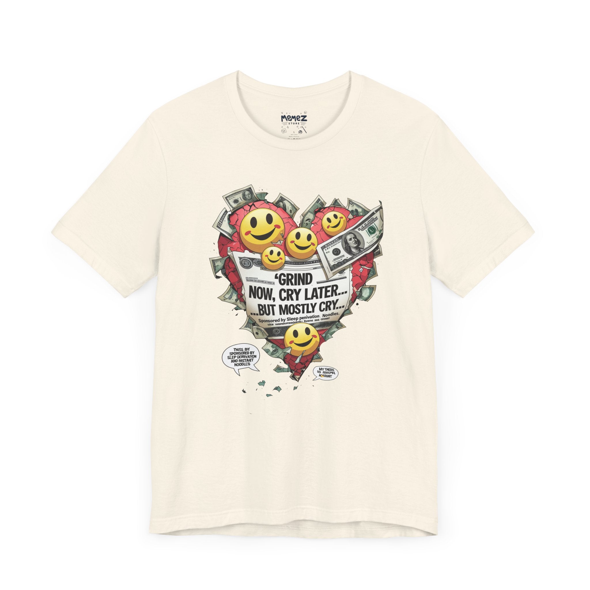 Money Vs Health Funny and Meme T-shirt - Unisex Tee - Memez Store
