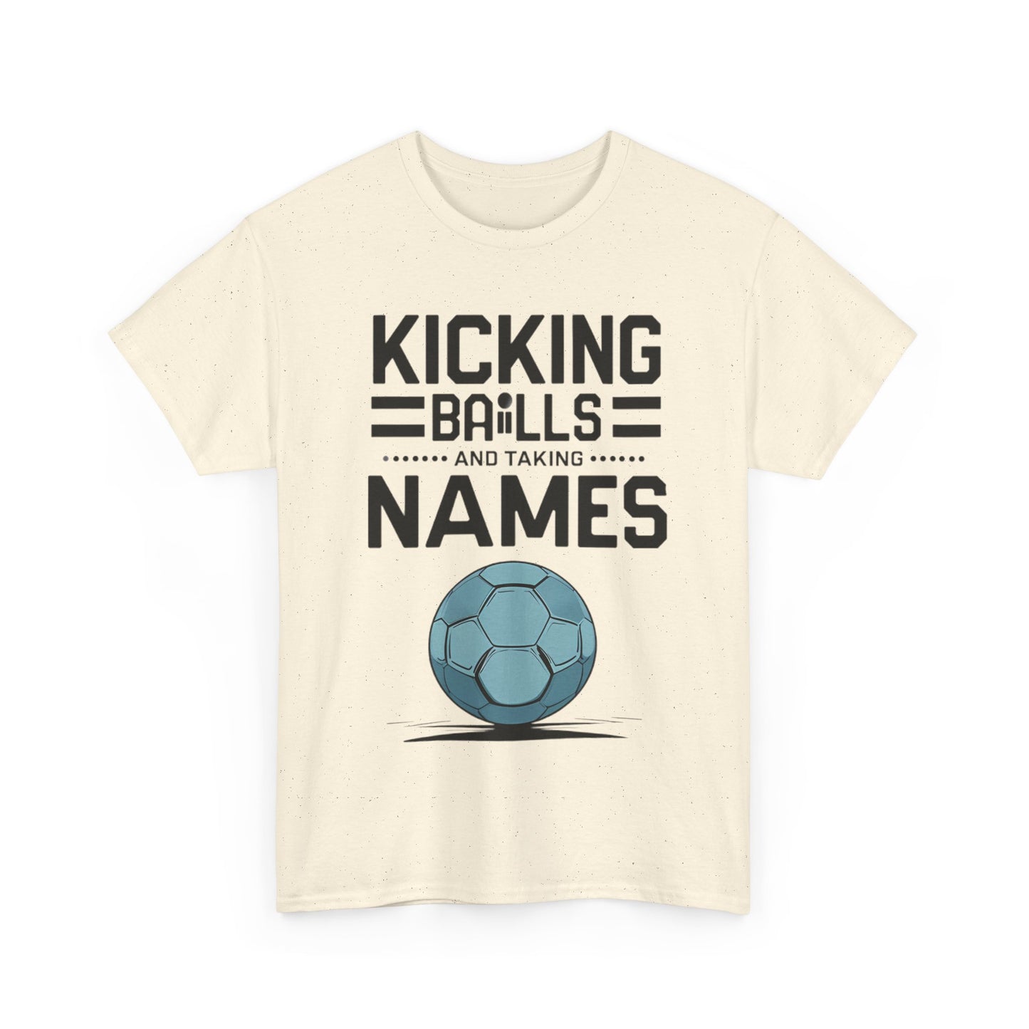 Funny Meme Unisex Tee - & quot; Kicking Balls & quot; by Memez Store
