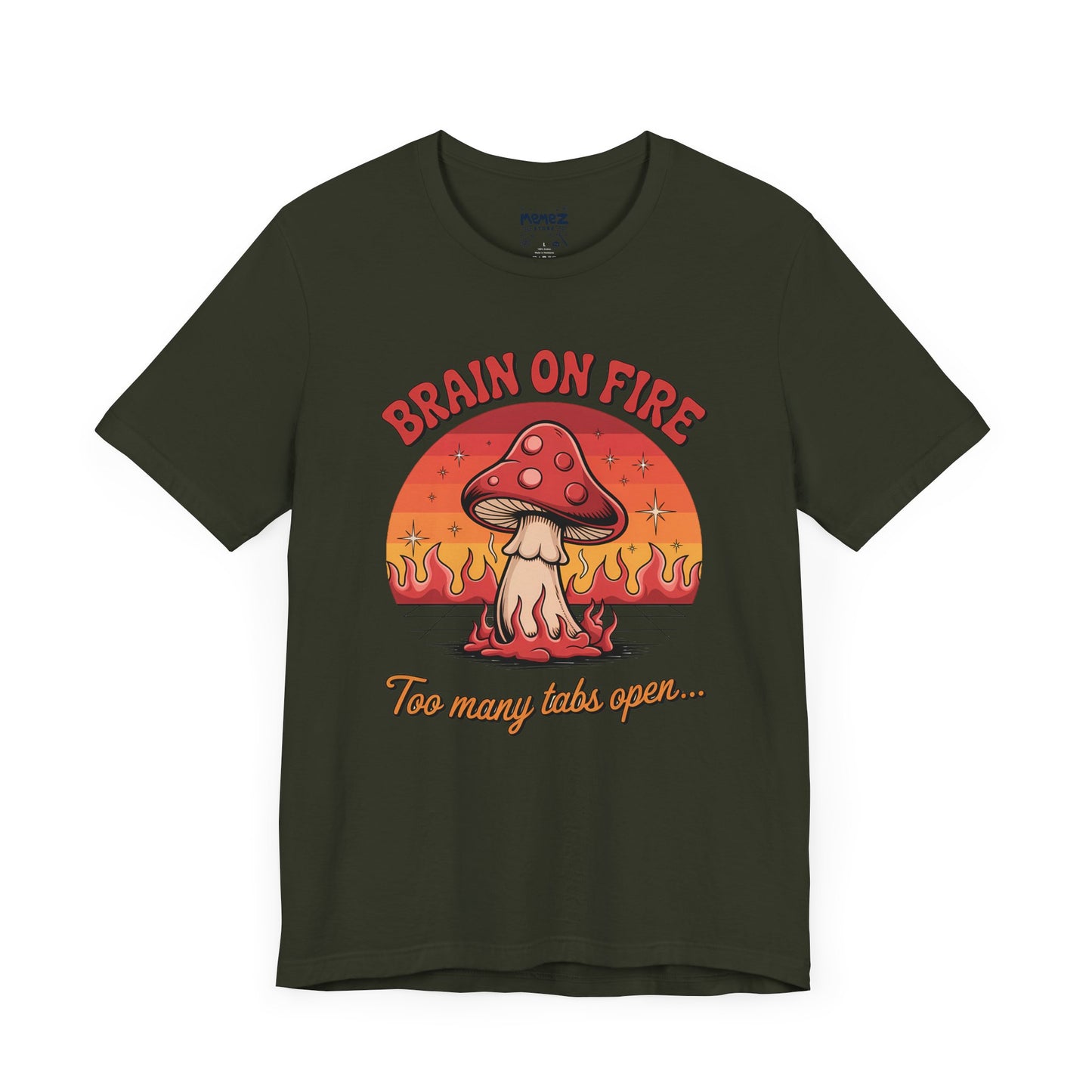 Funny Mushroom Tee Unisex Jersey Short Sleeve